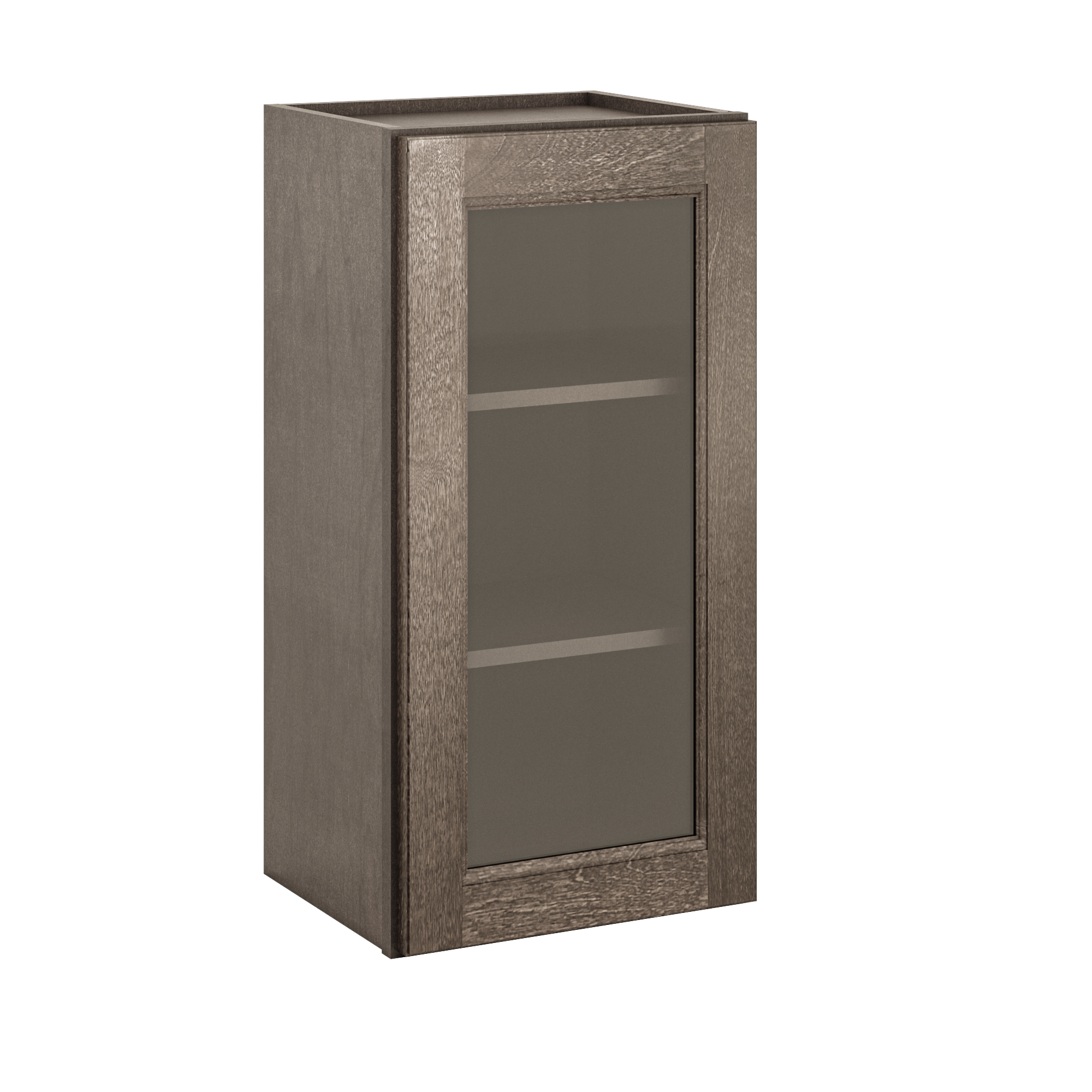 Mullion Door Wall Kitchen Cabinet WMD1530 15 in. width 30 in. height 12 in. depth - Milan Slate