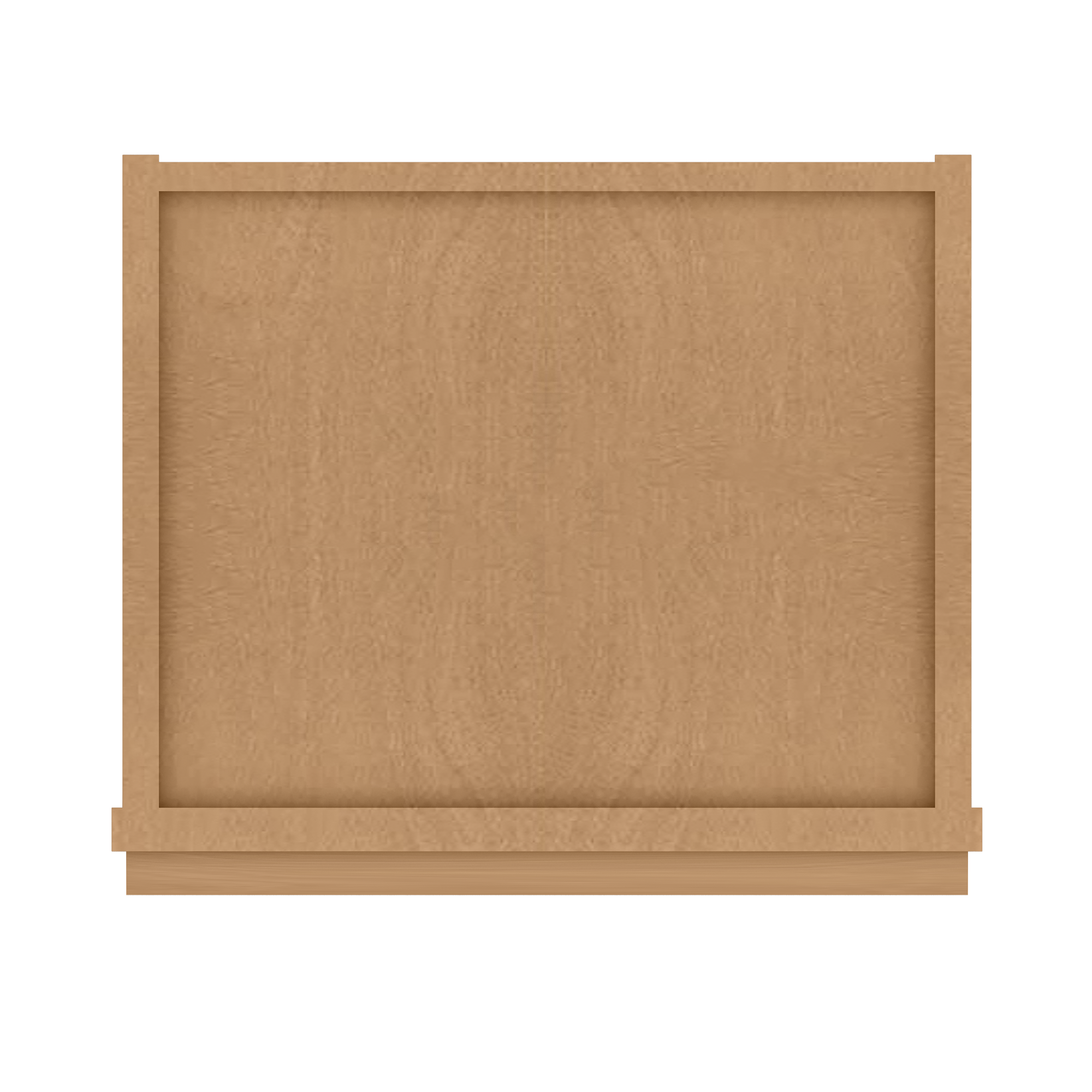 Mullion Door Wall Kitchen Cabinet WMD1530 Shaker Toffee 15 in. width 30 in. height 12 in. depth