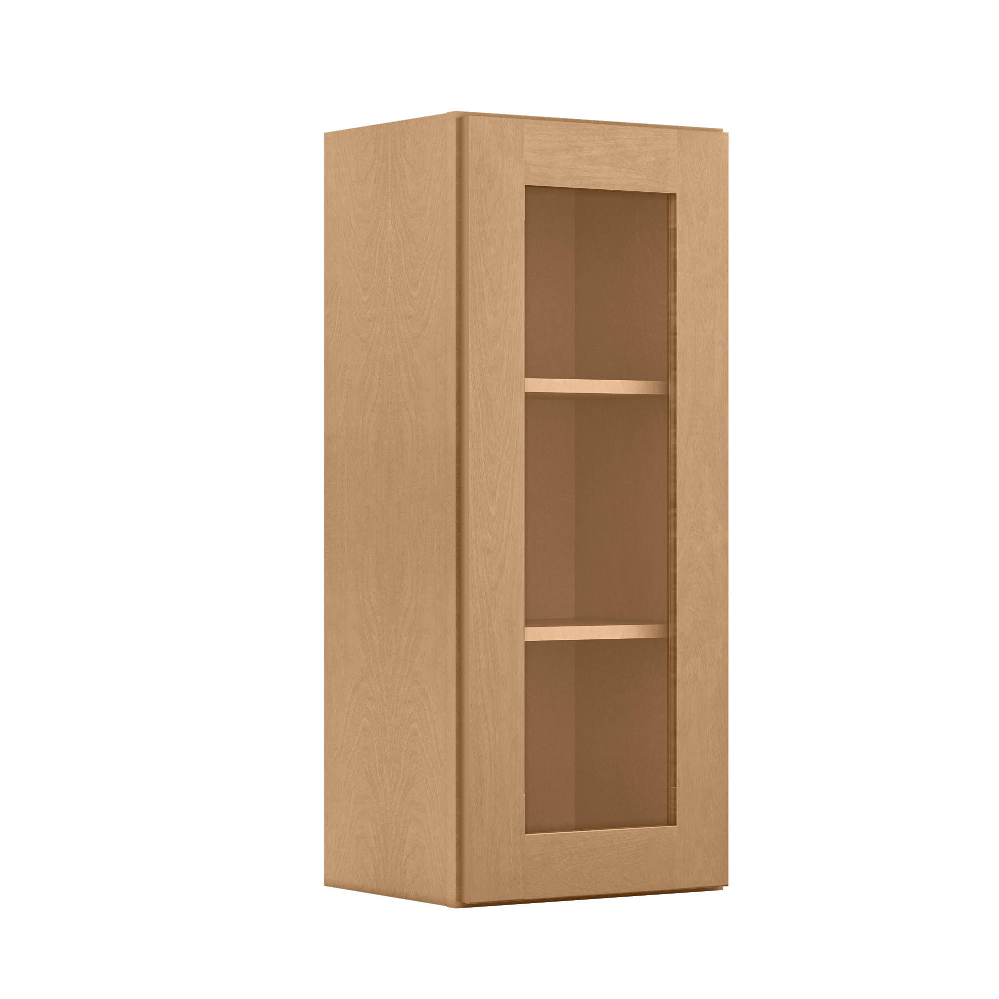 Mullion Door Wall Kitchen Cabinet WMD1536 Shaker Toffee 15 in. width 36 in. height 12 in. depth