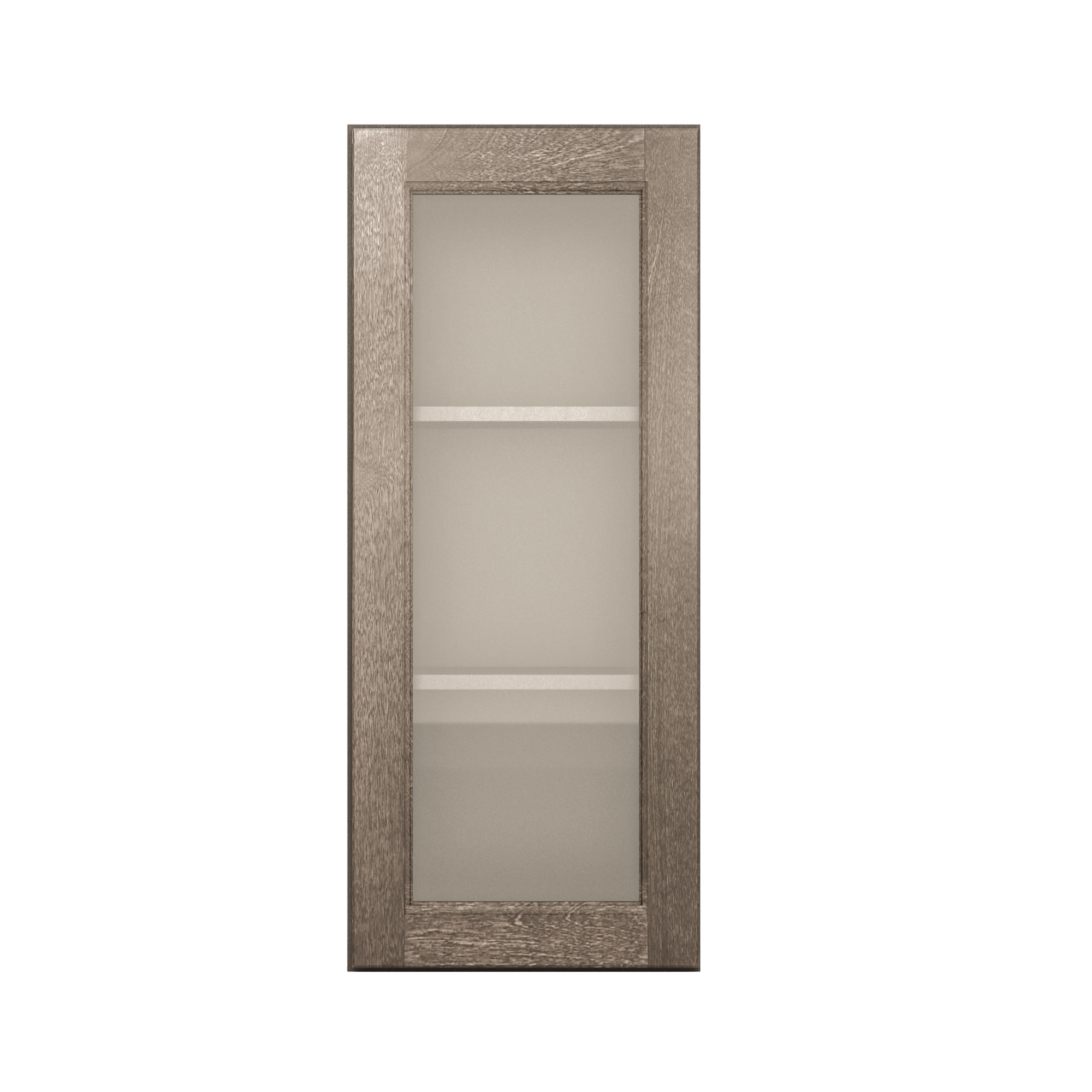 Mullion Door Wall Kitchen Cabinet WMD1536 Milan Slate 15 in. width 36 in. height 12 in. depth