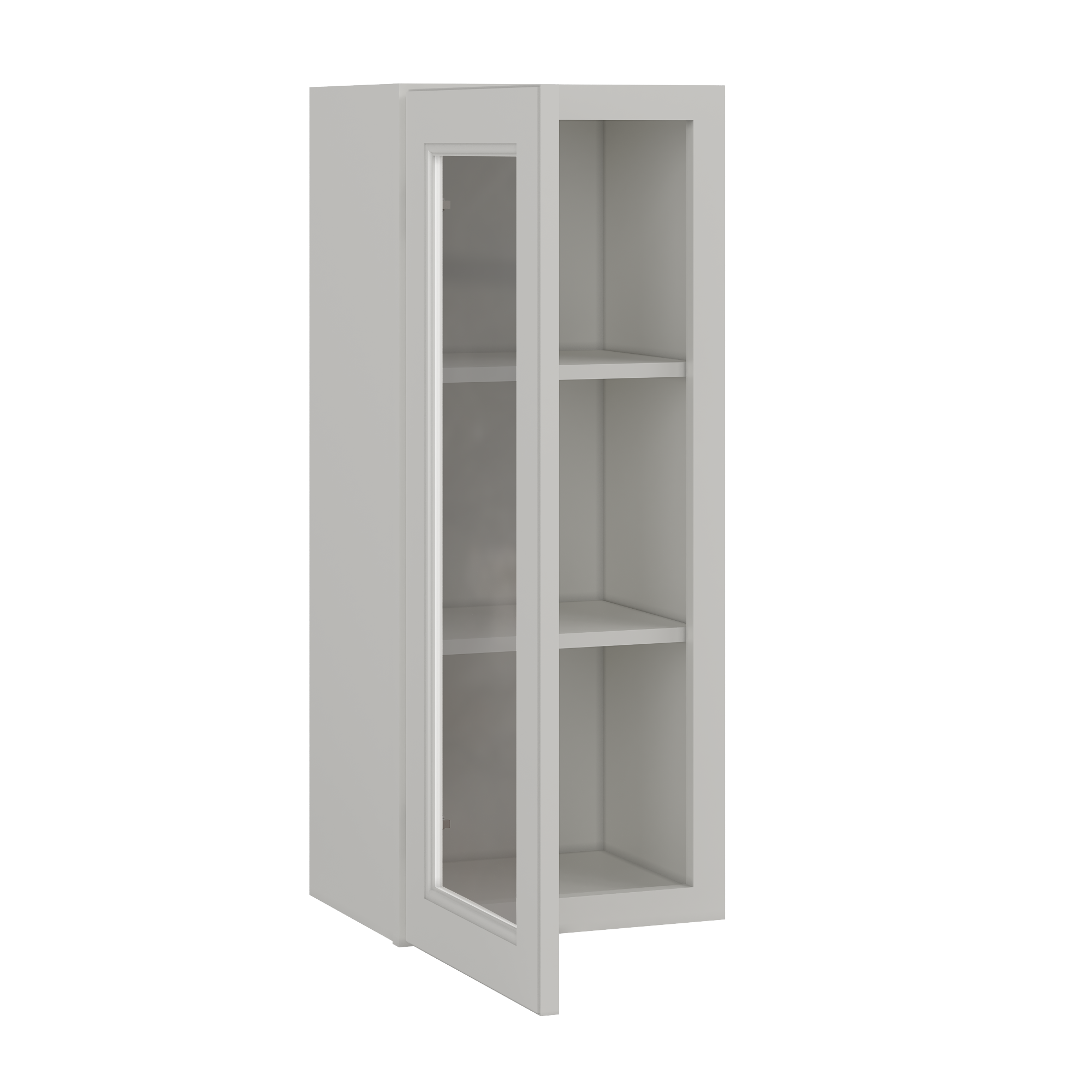 Mullion Door Wall Kitchen Cabinet WMD1536 Milan Pearl 15 in. width 36 in. height 12 in. depth