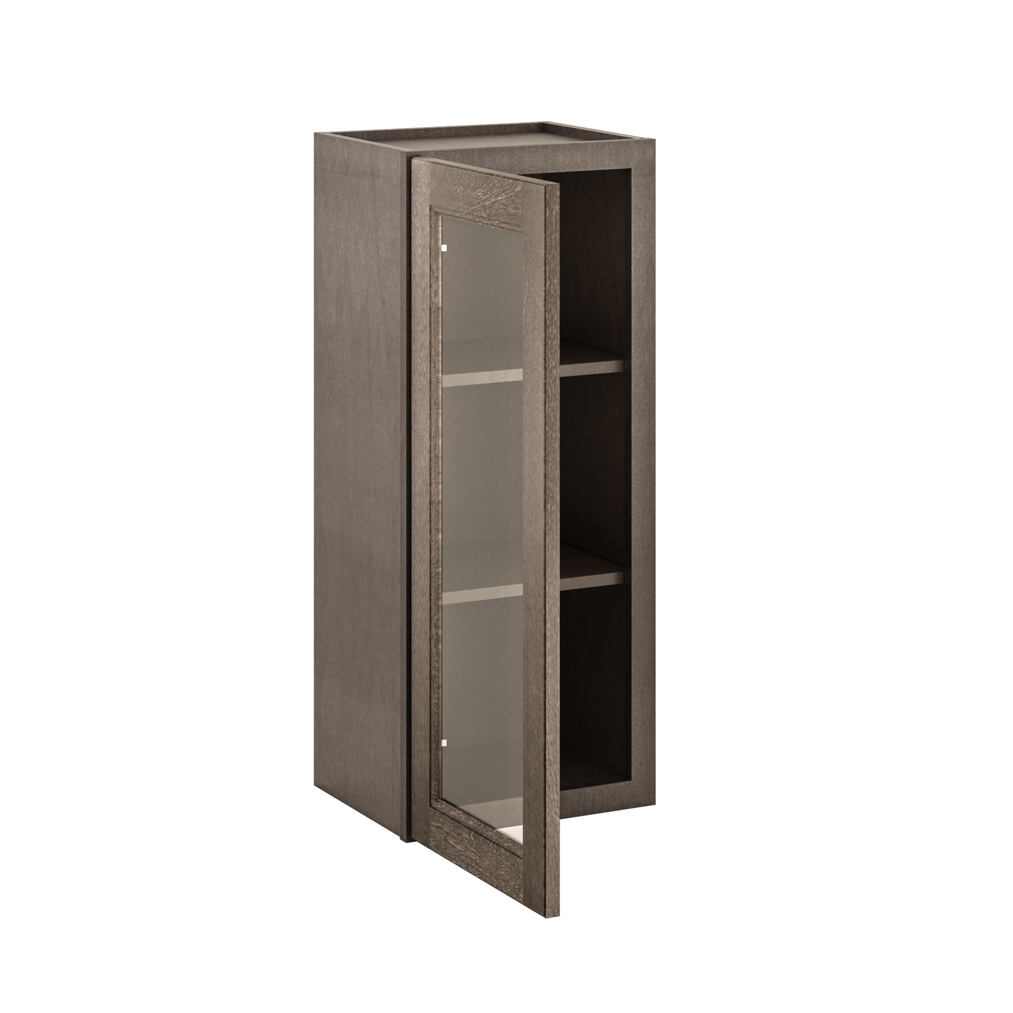 Mullion Door Wall Kitchen Cabinet WMD1536 Milan Slate 15 in. width 36 in. height 12 in. depth