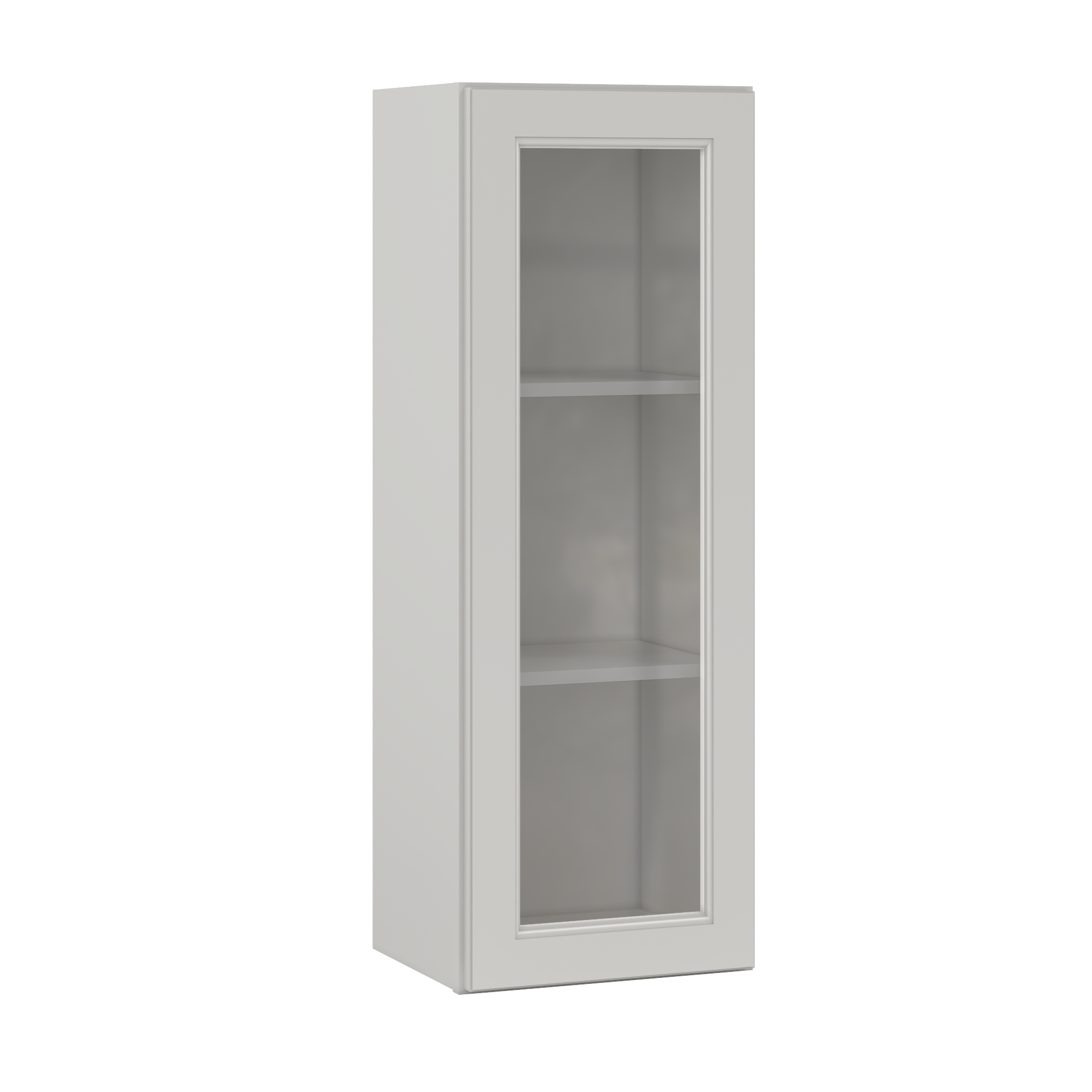 Mullion Door Wall Kitchen Cabinet WMD1542 Milan Pearl 15 in. width 42 in. height 12 in. depth