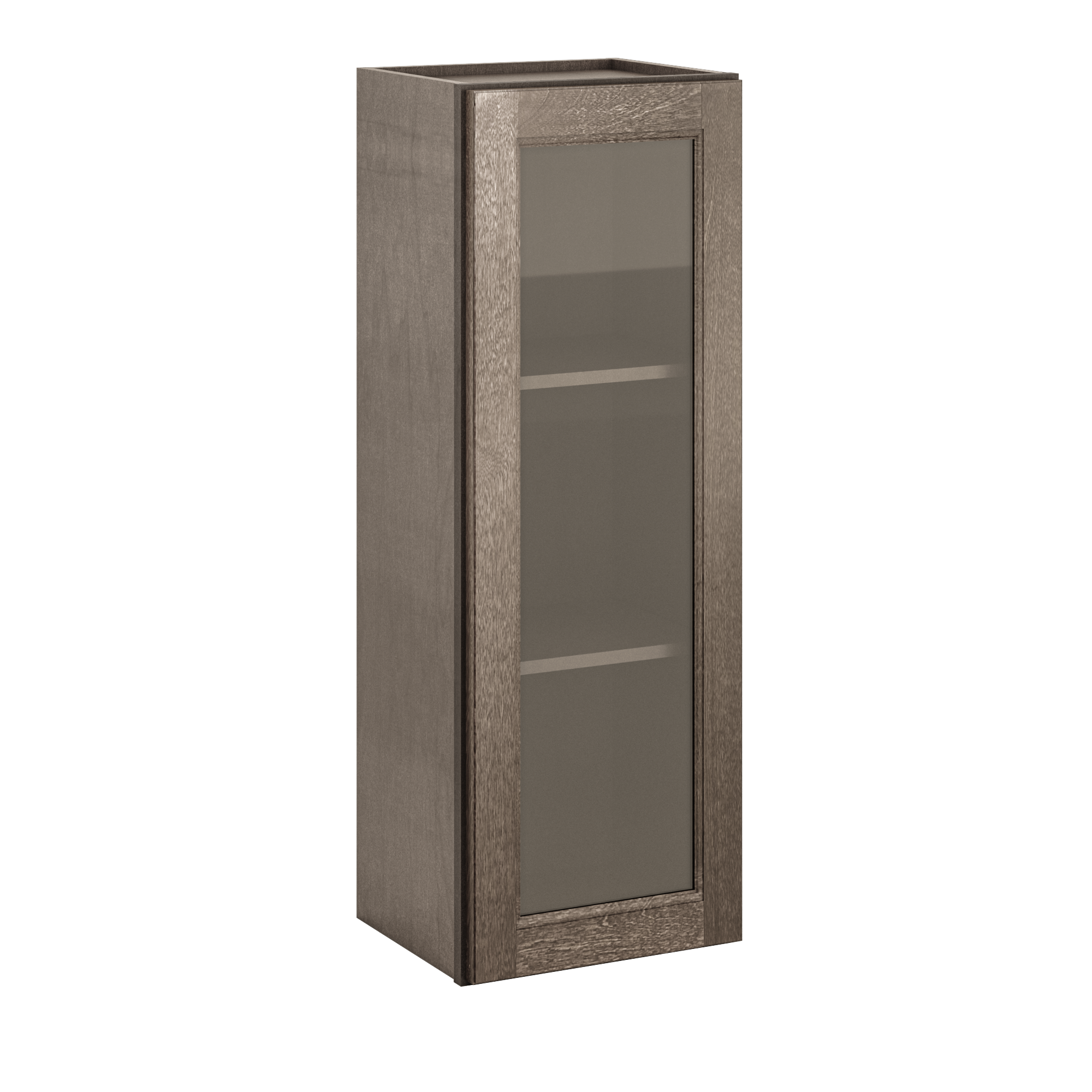 Mullion Door Wall Kitchen Cabinet WMD1542 Milan Slate 15 in. width 42 in. height 12 in. depth