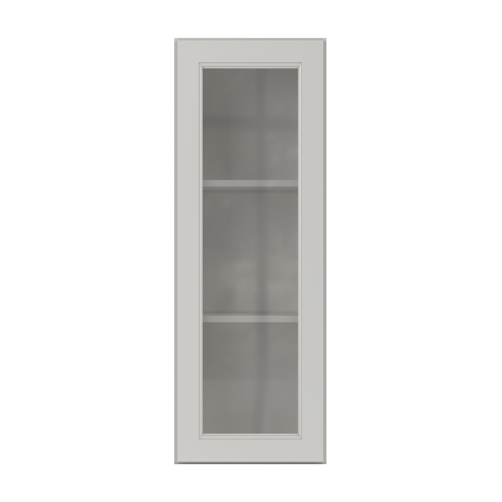 Mullion Door Wall Kitchen Cabinet WMD1542 Milan Pearl 15 in. width 42 in. height 12 in. depth