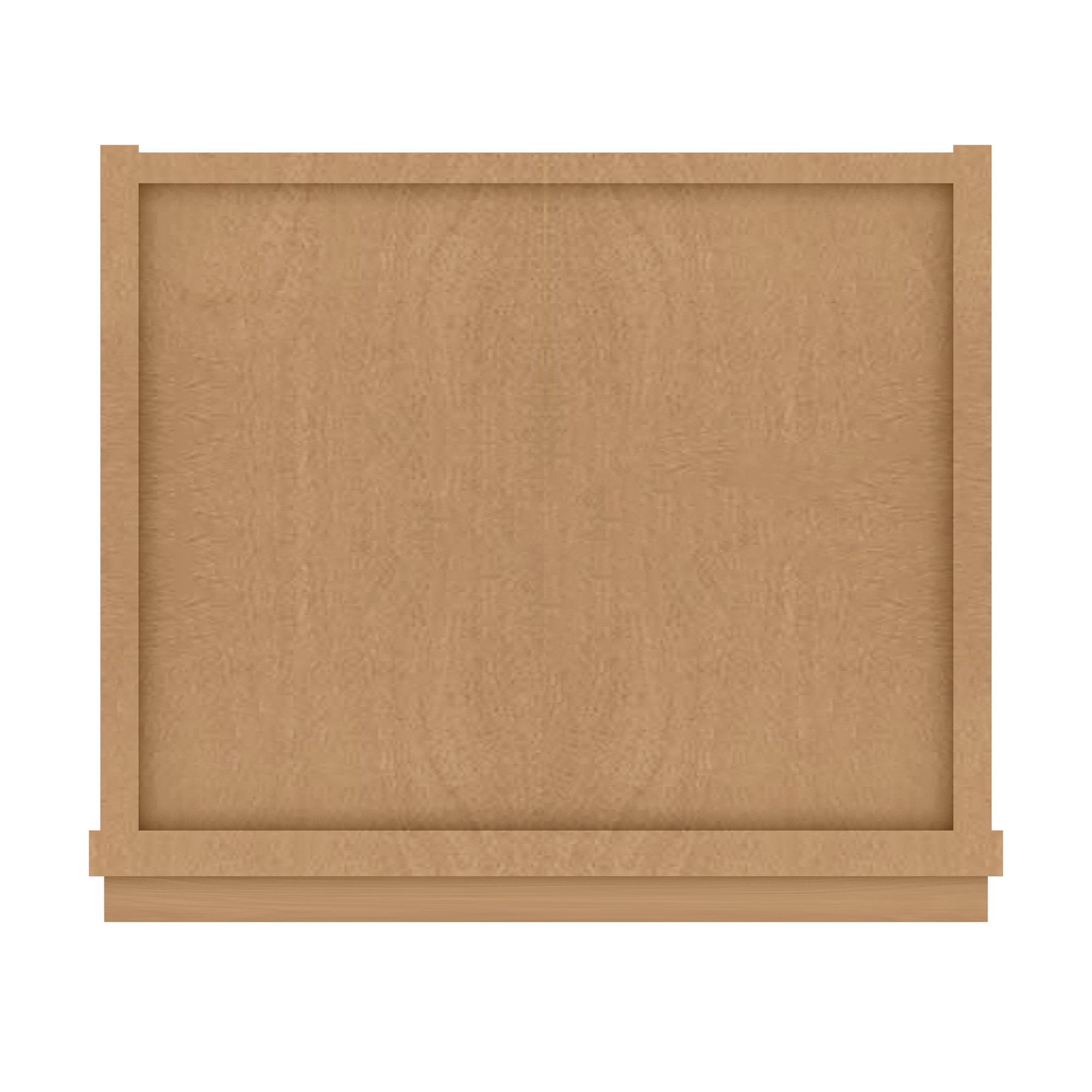 Mullion Door Wall Kitchen Cabinet WMD1542 Shaker Toffee 15 in. width 42 in. height 12 in. depth