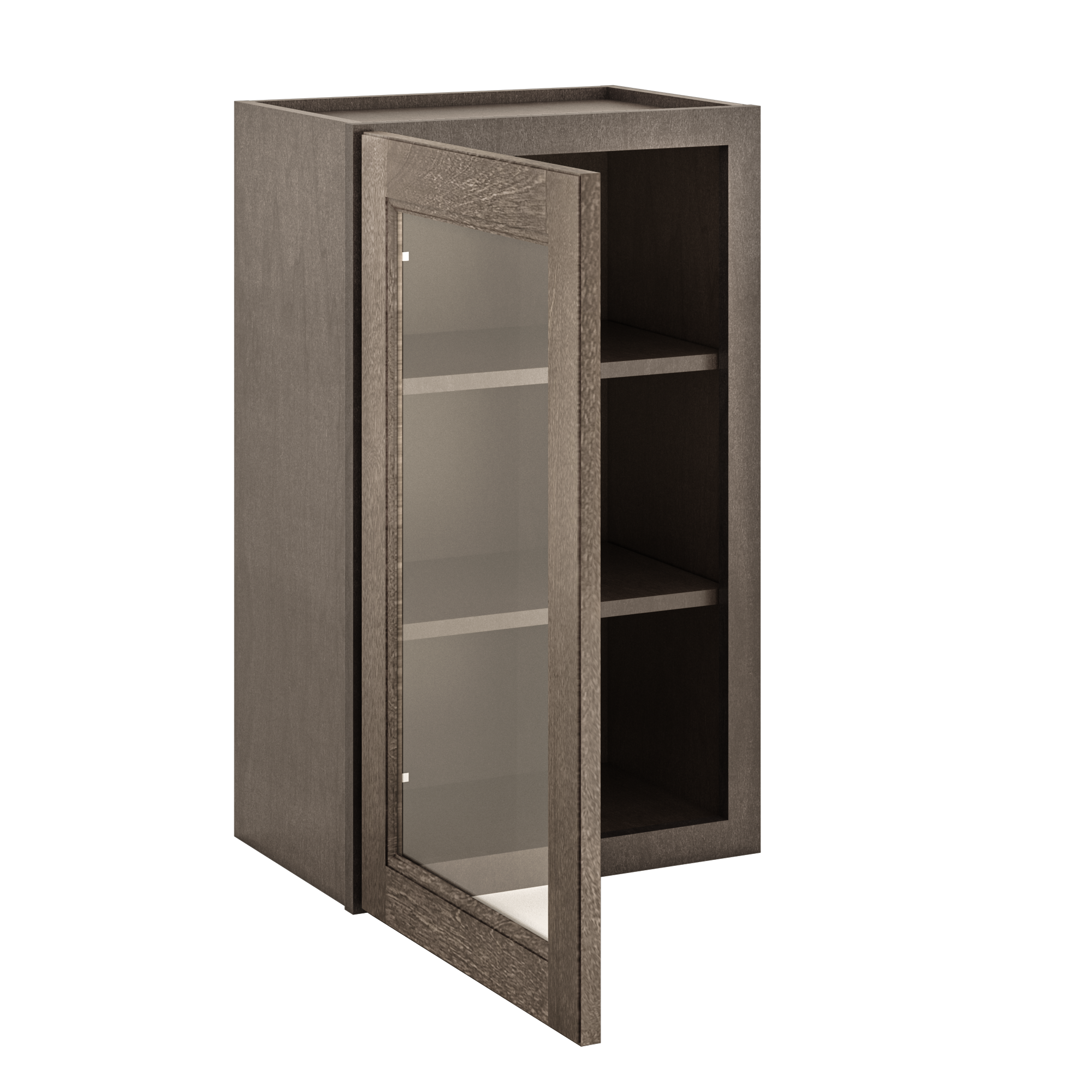 Mullion Door Wall Kitchen Cabinet WMD1830 Milan Slate 18 in. width 30 in. height 12 in. depth