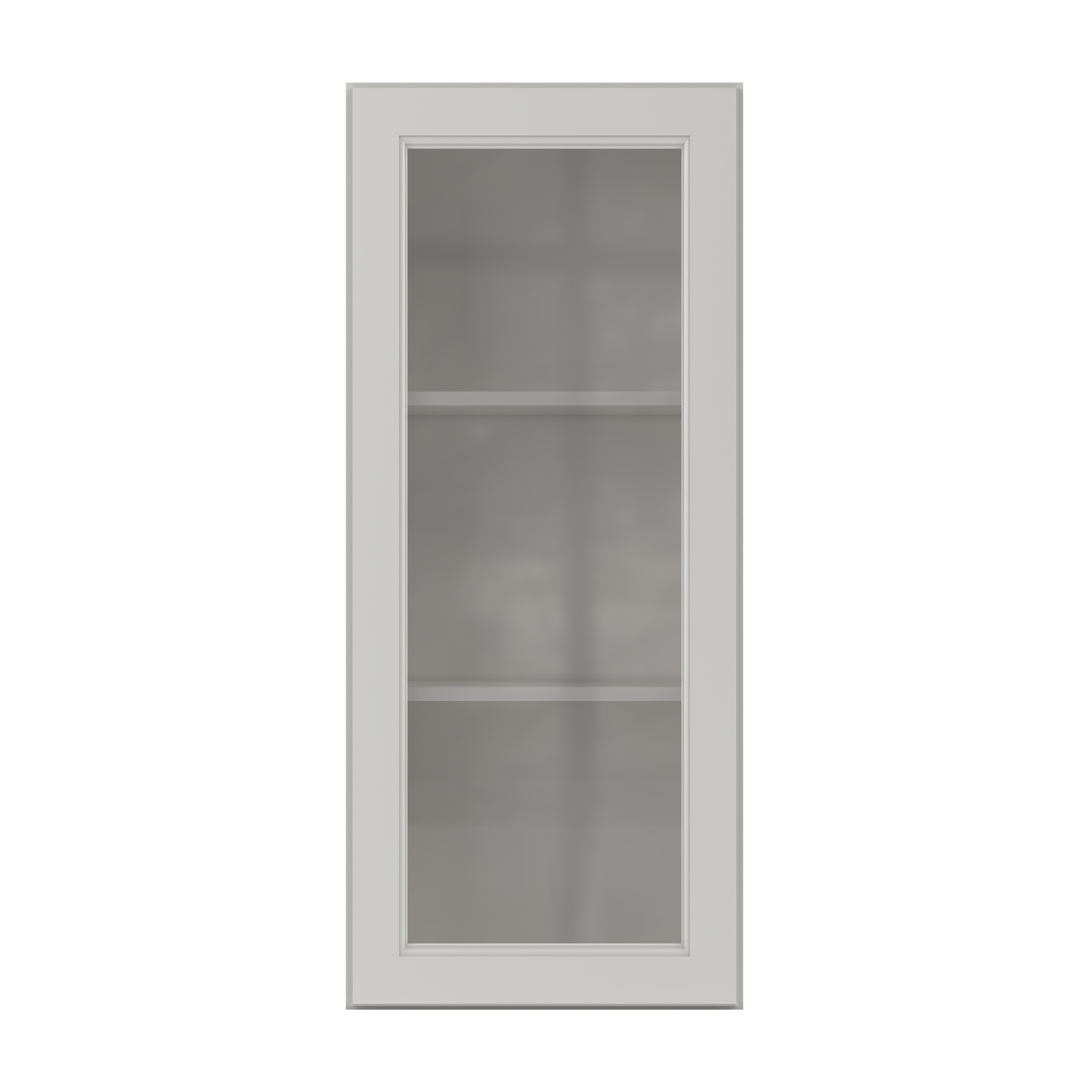 Mullion Door Wall Kitchen Cabinet WMD1842 Milan Pearl 18 in. width 42 in. height 12 in. depth