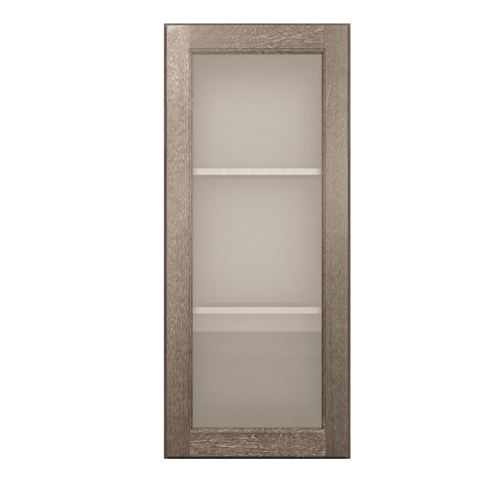 Mullion Door Wall Kitchen Cabinet WMD1842 Milan Slate 18 in. width 42 in. height 12 in. depth