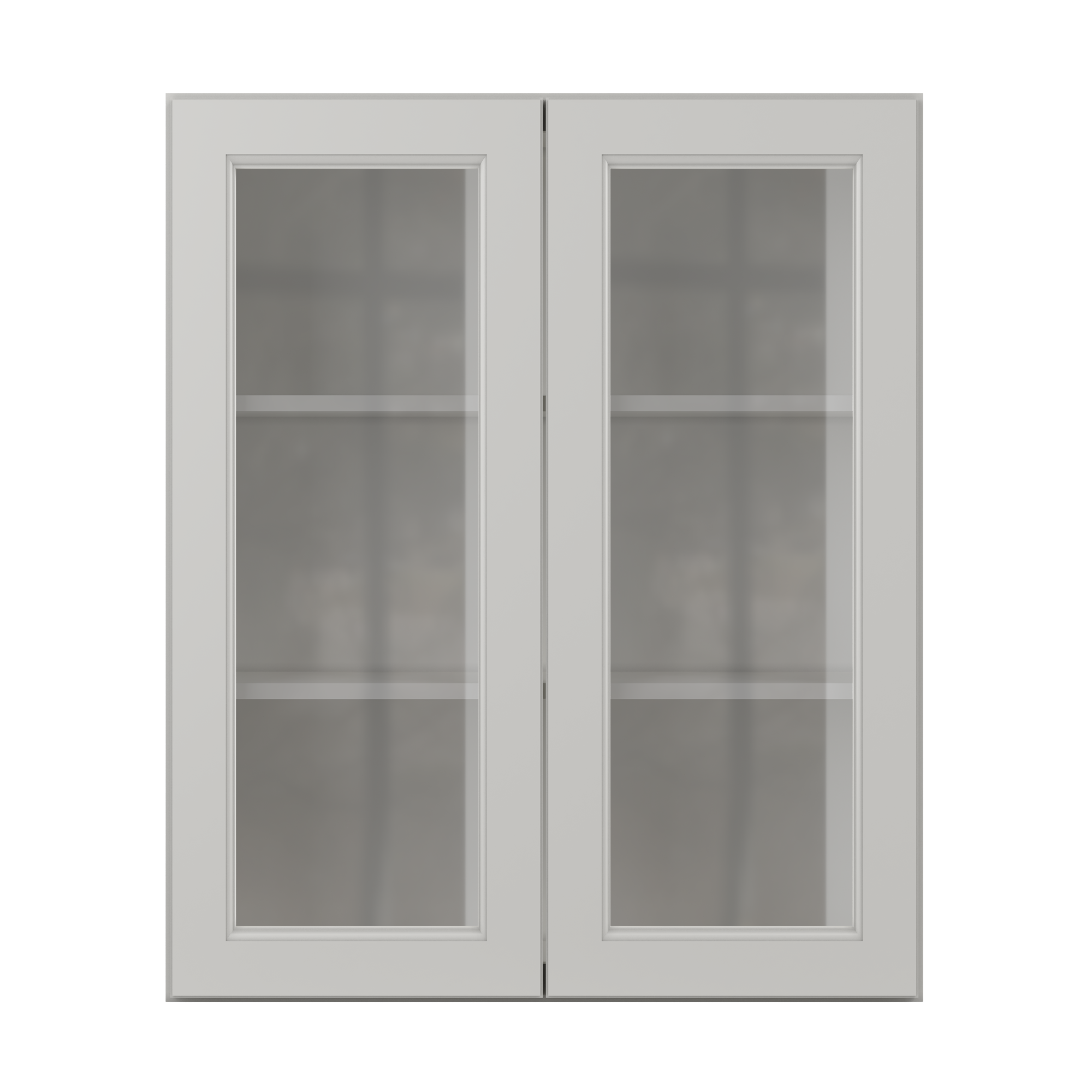 Mullion Door Wall Kitchen Cabinet WMD3036 Milan Pearl 30 in. width 36 in. height 12 in. depth