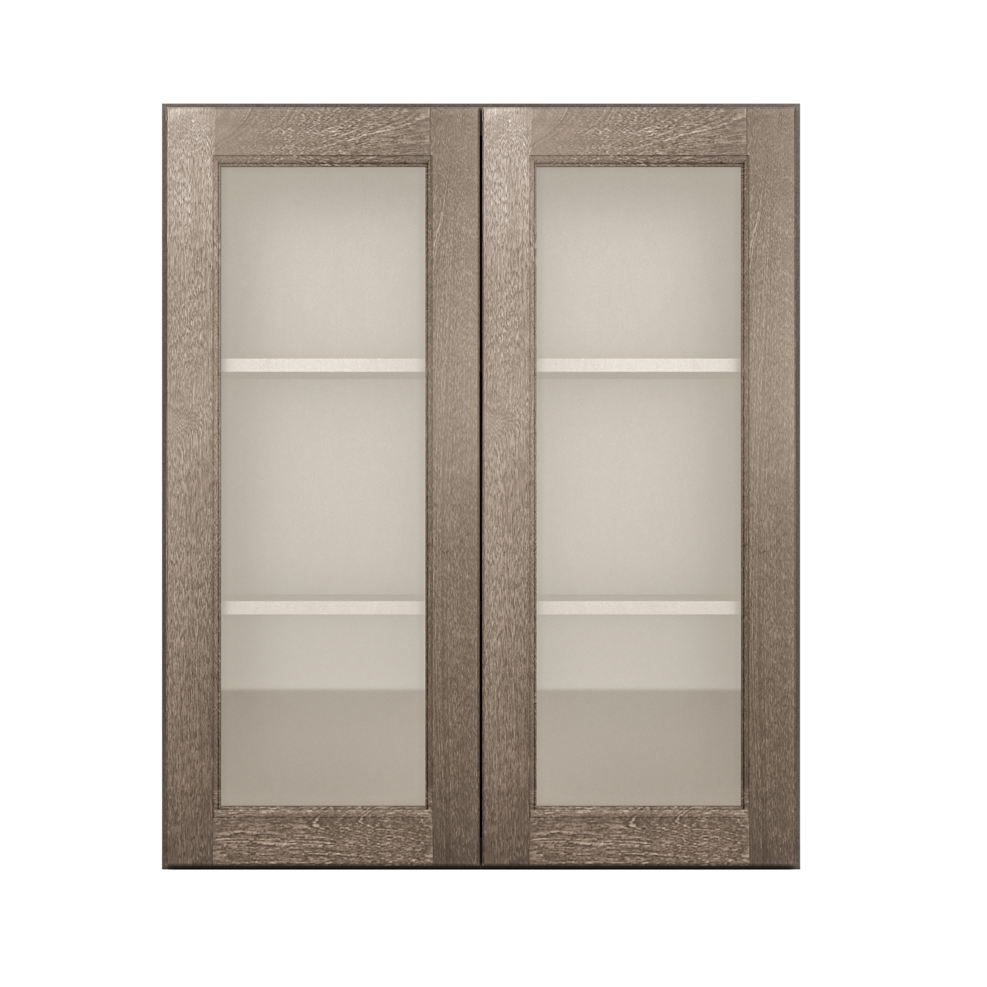 Mullion Door Wall Kitchen Cabinet WMD3036 Milan Slate 30 in. width 36 in. height 12 in. depth