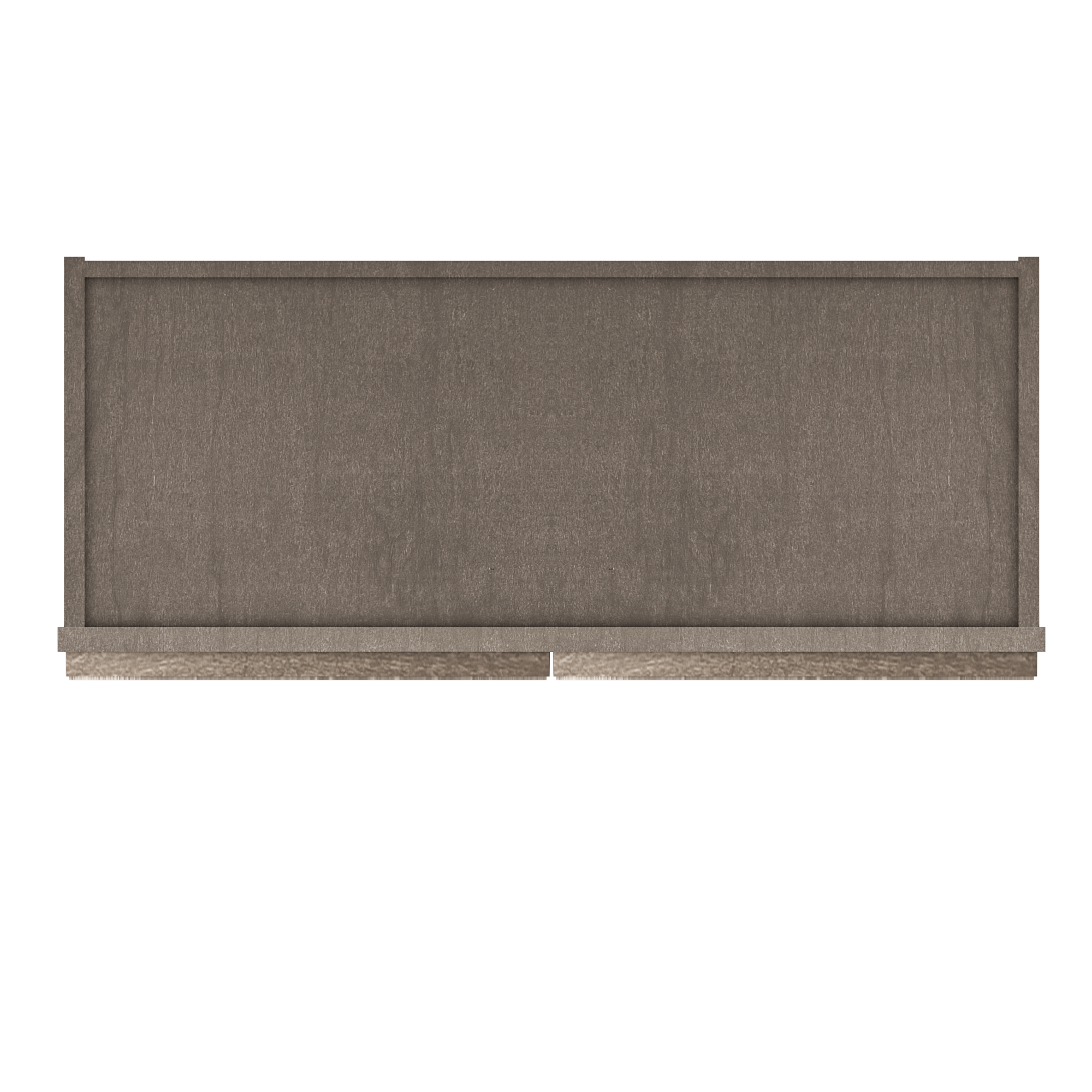 Mullion Door Wall Kitchen Cabinet WMD3036 Milan Slate 30 in. width 36 in. height 12 in. depth