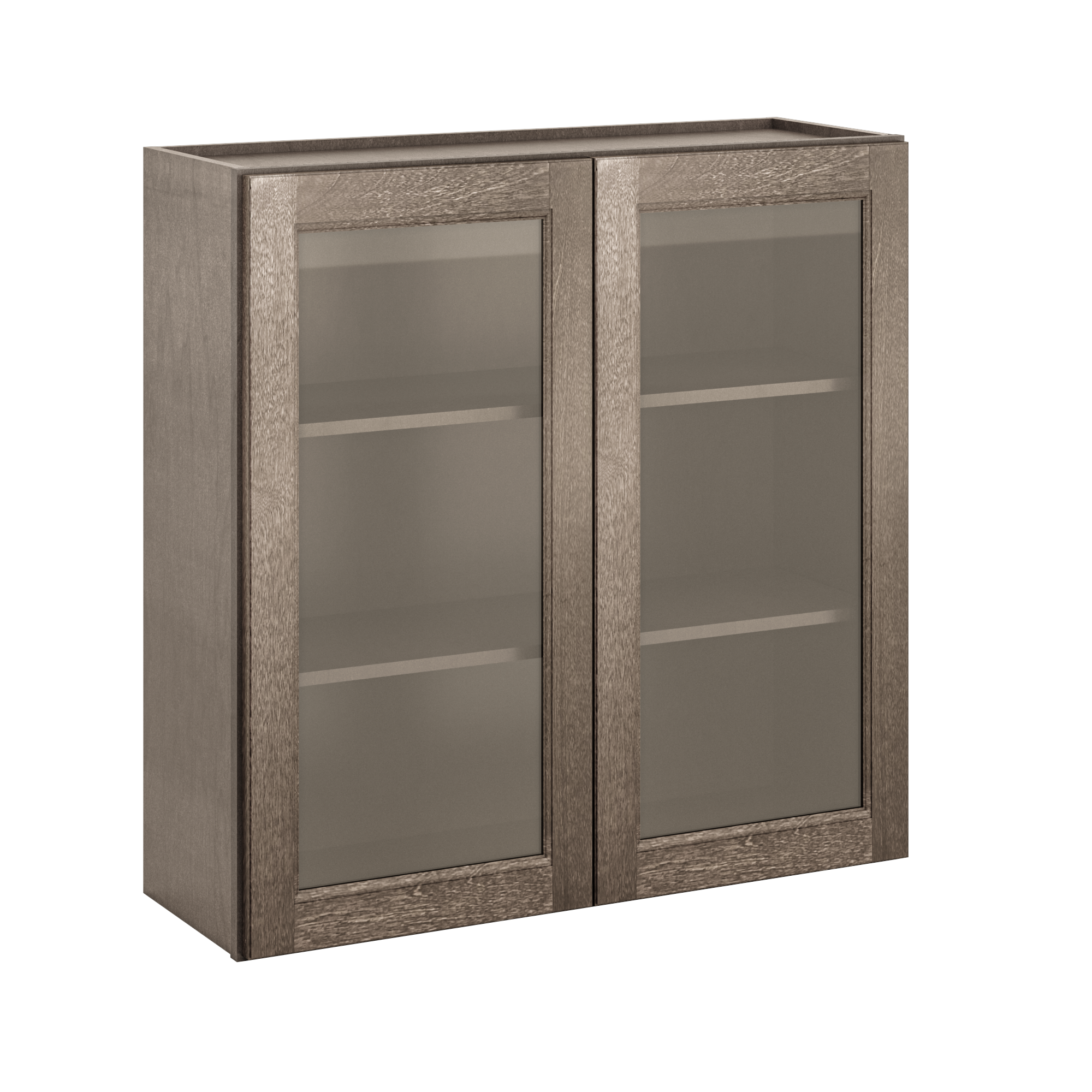 Mullion Door Wall Kitchen Cabinet WMD3636 Milan Slate 36 in. width 36 in. height 12 in. depth