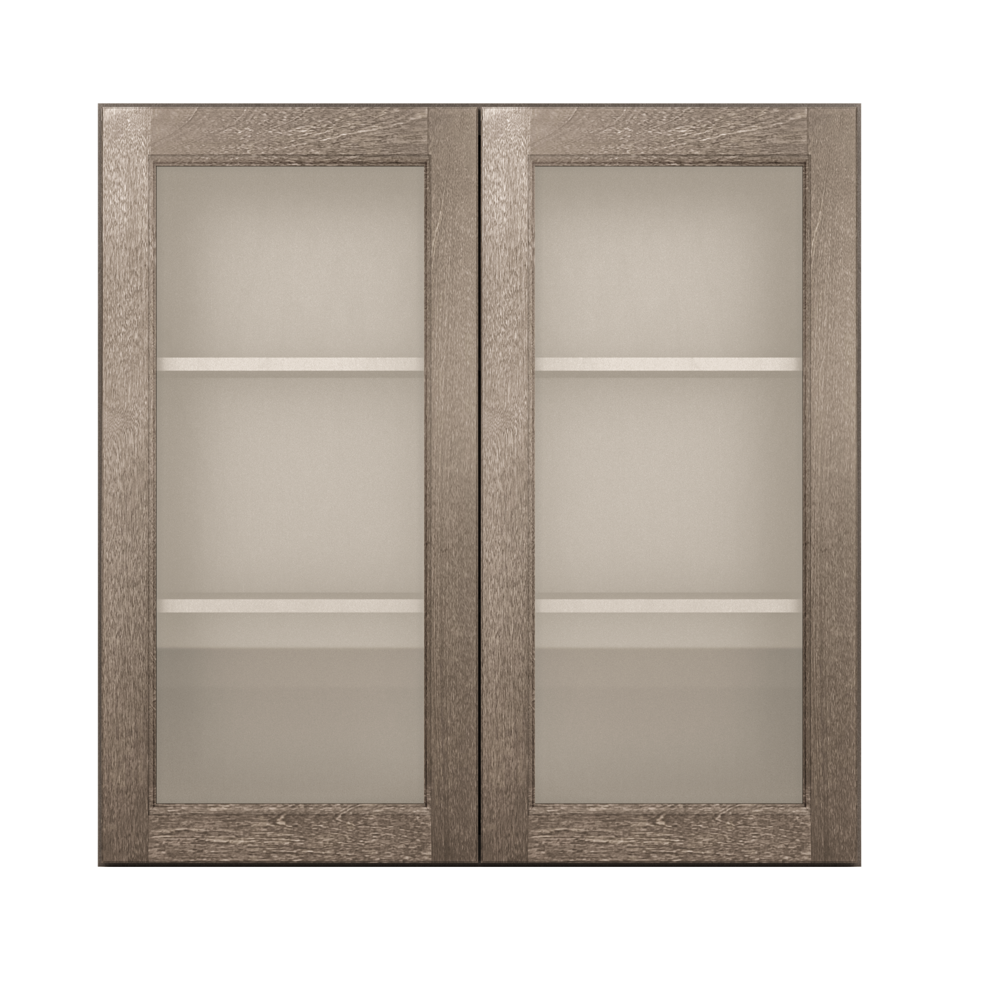 Mullion Door Wall Kitchen Cabinet WMD3636 Milan Slate 36 in. width 36 in. height 12 in. depth