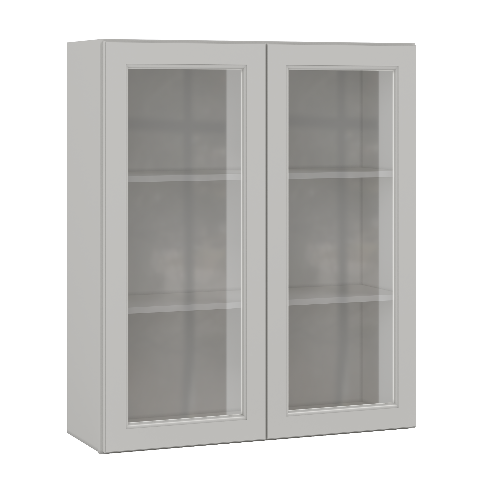 Mullion Door Wall Kitchen Cabinet WMD3642 Milan Pearl 36 in. width 42 in. height 12 in. depth