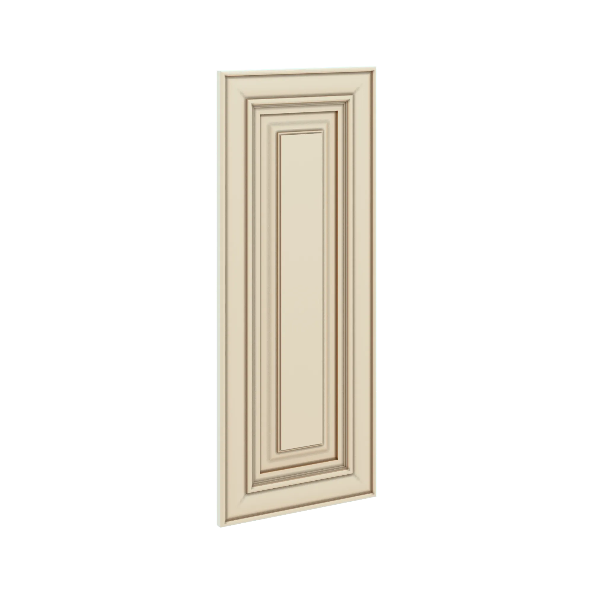 J&K Creme Glazed A7 Dummy Insert Door Glass 12" W x 30" H