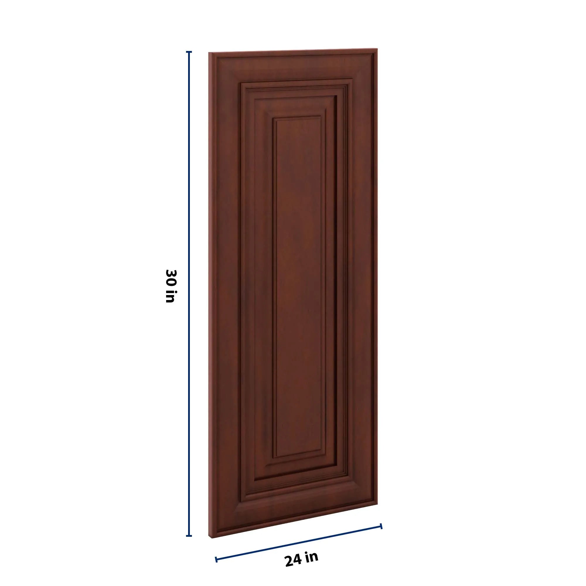 J&K Mahogany J5 Dummy Insert Door Glass 12" W x 30" H