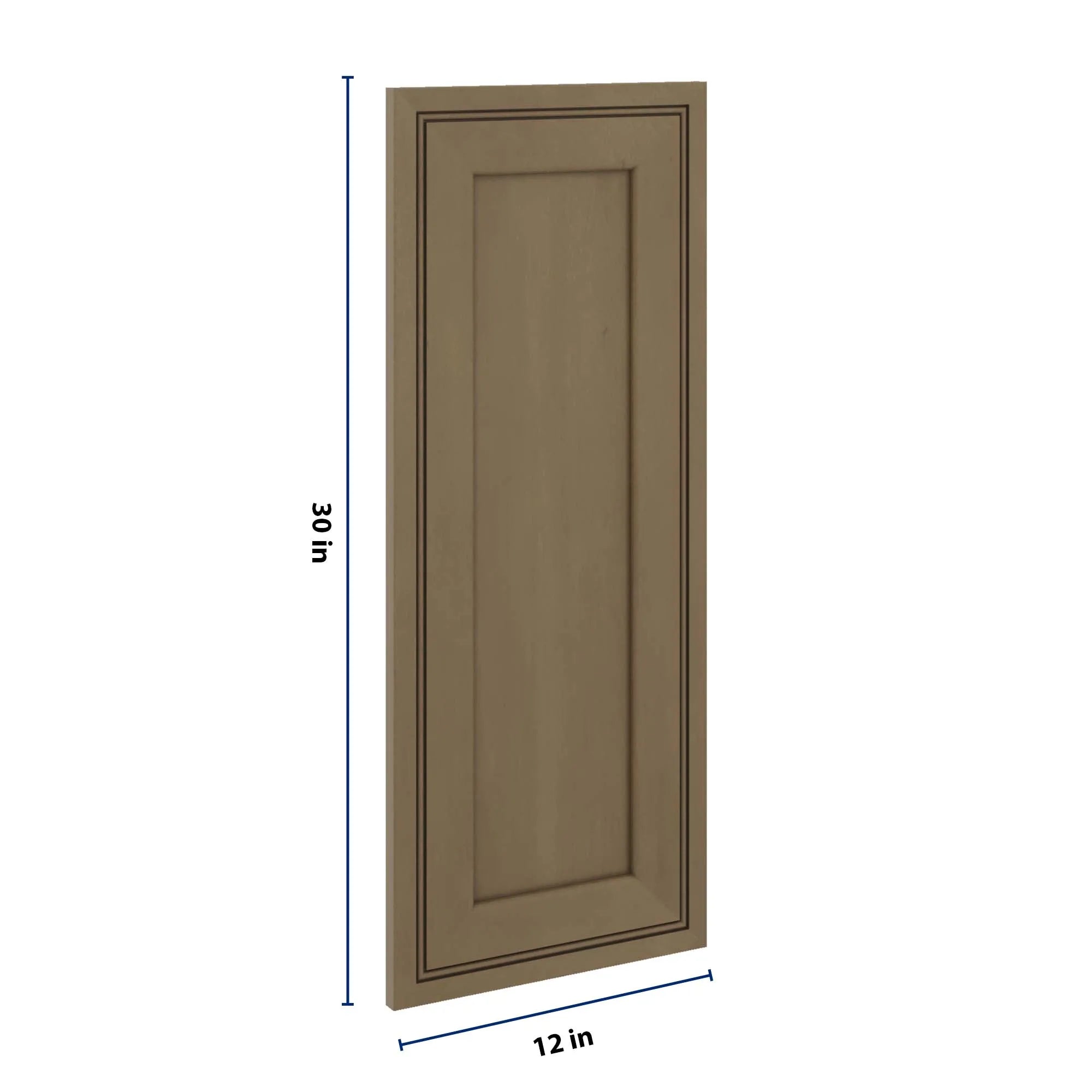J&K Hazel H8 Dummy Insert Door Glass 12" W x 30" H
