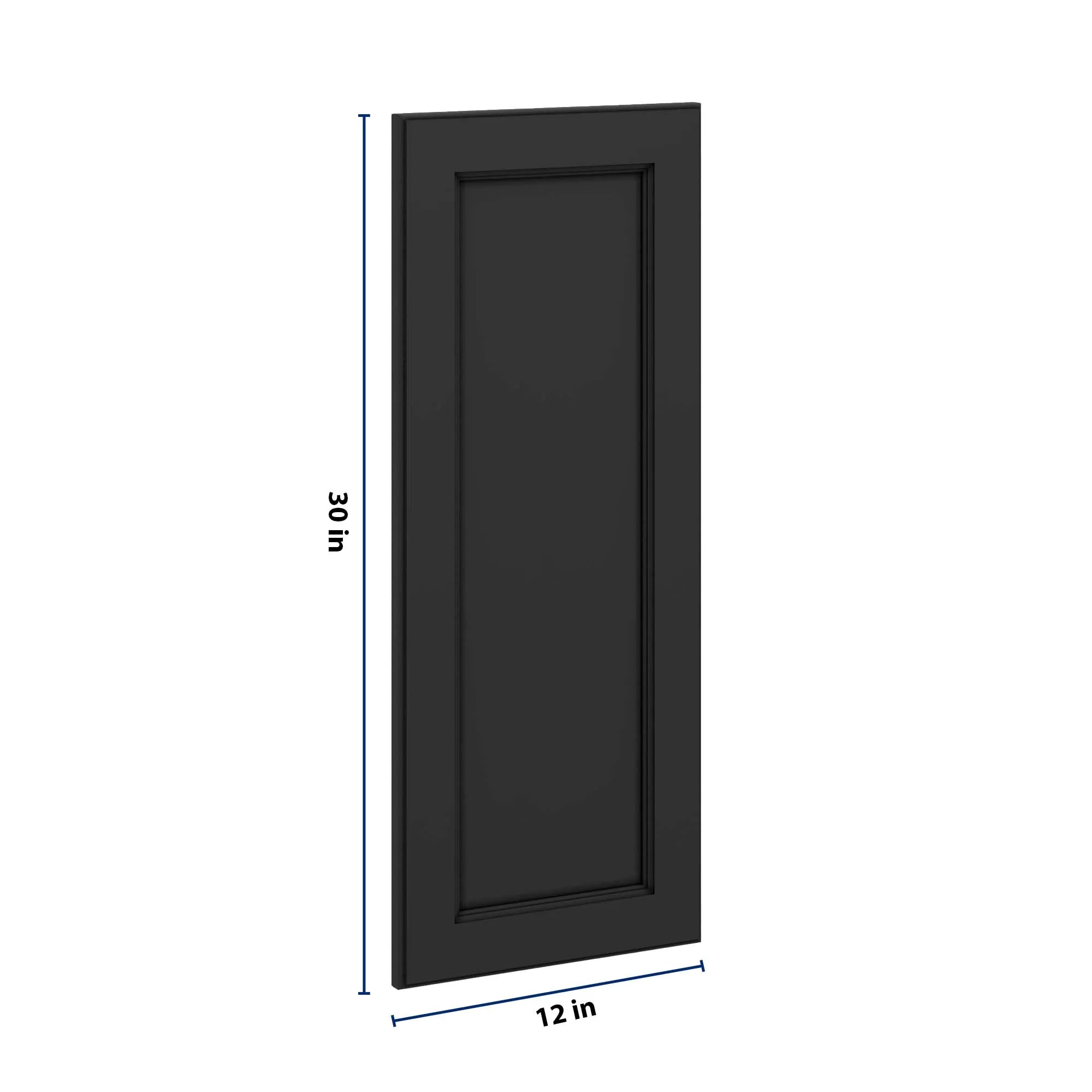 J&K Charcoal E2 Dummy Insert Door Glass 12" W x 30" H