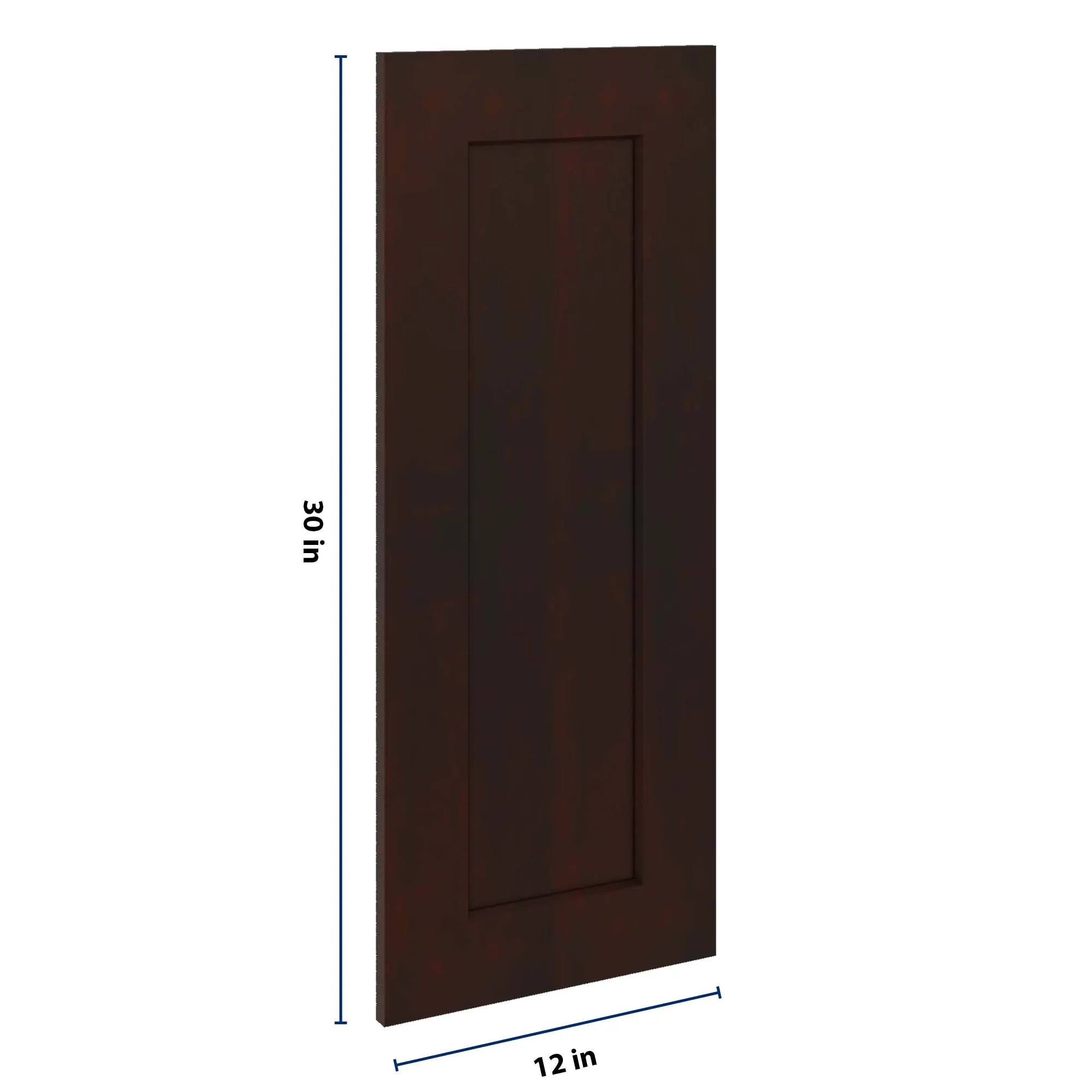 J&K Java Coffee S1 Dummy Insert Door Glass 12" W x 30" H