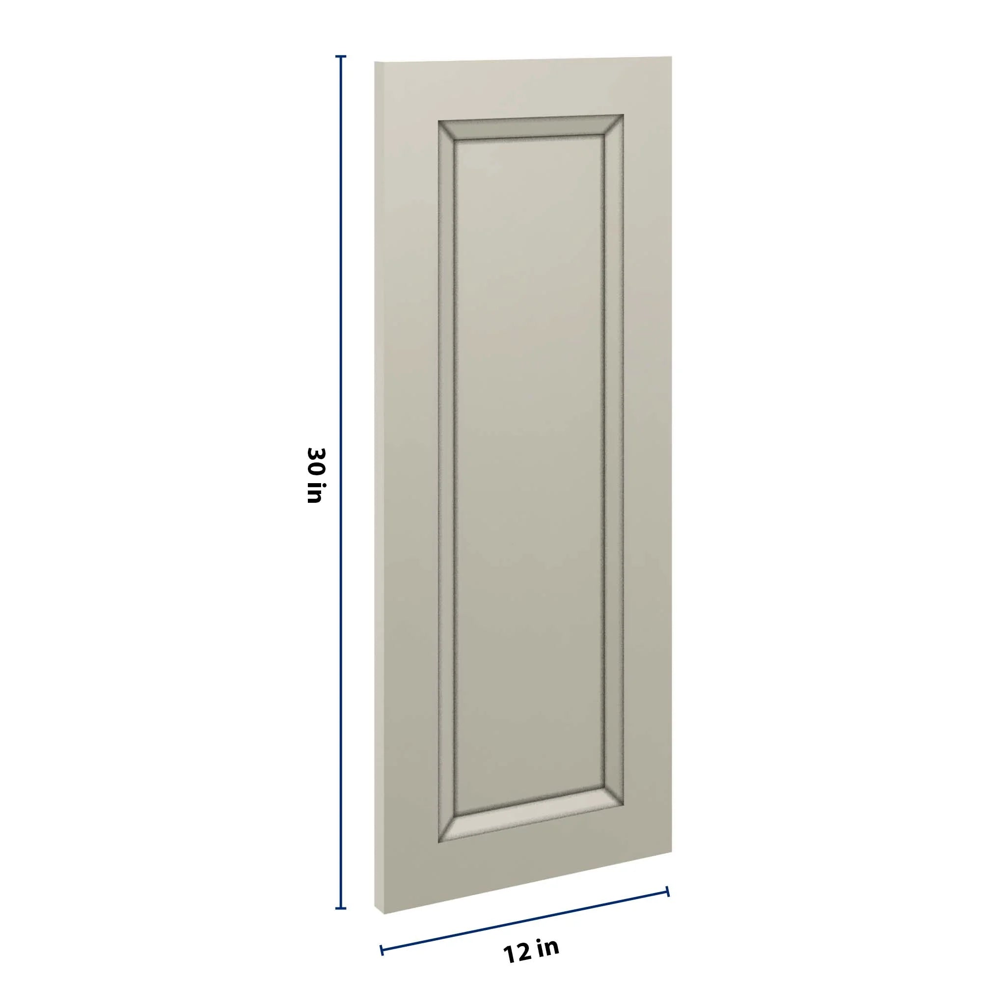 J&K Pebble B6 Dummy Insert Door Glass 12" W x 30" H