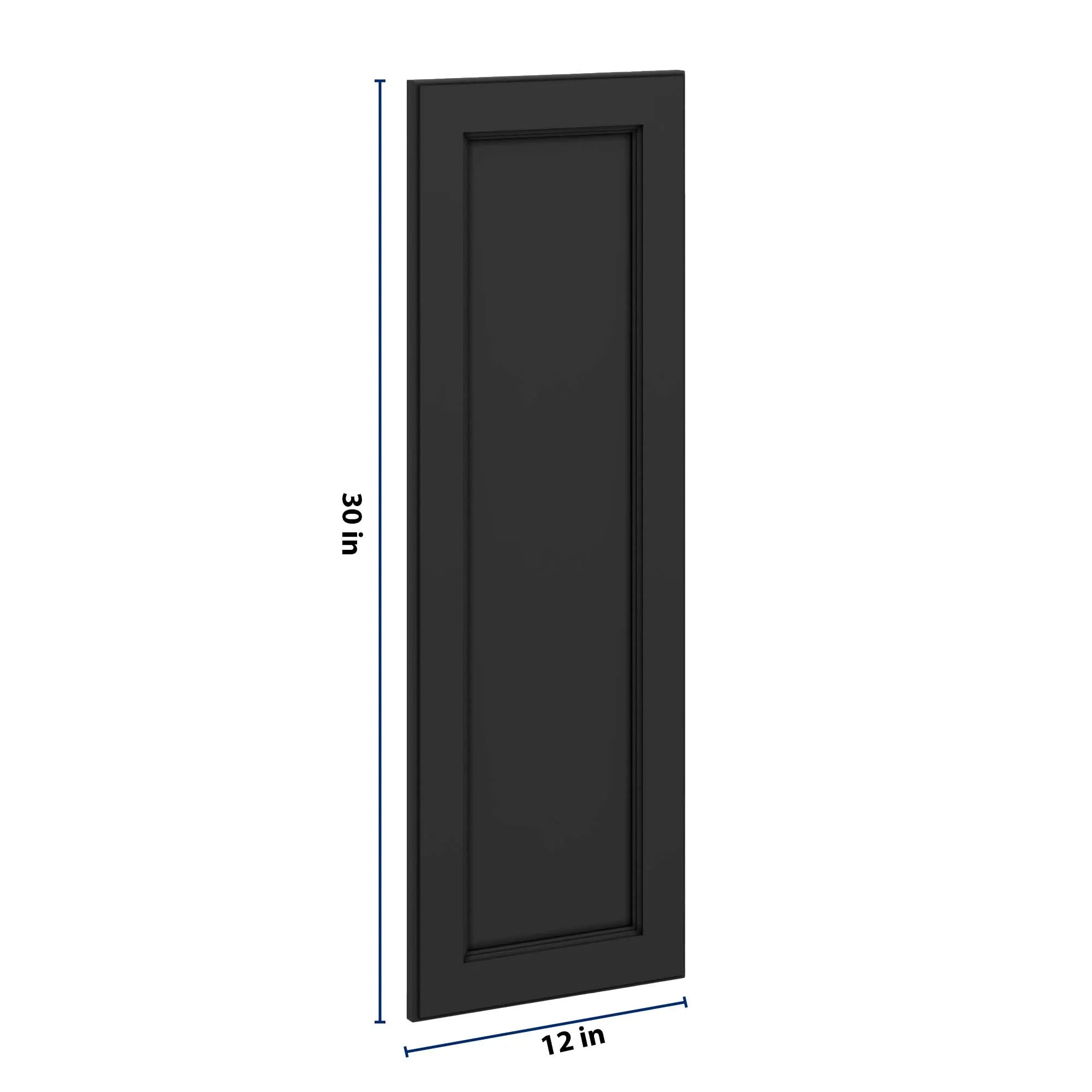 J&K Charcoal E2 Dummy Insert Door Glass 12" W x 36" H