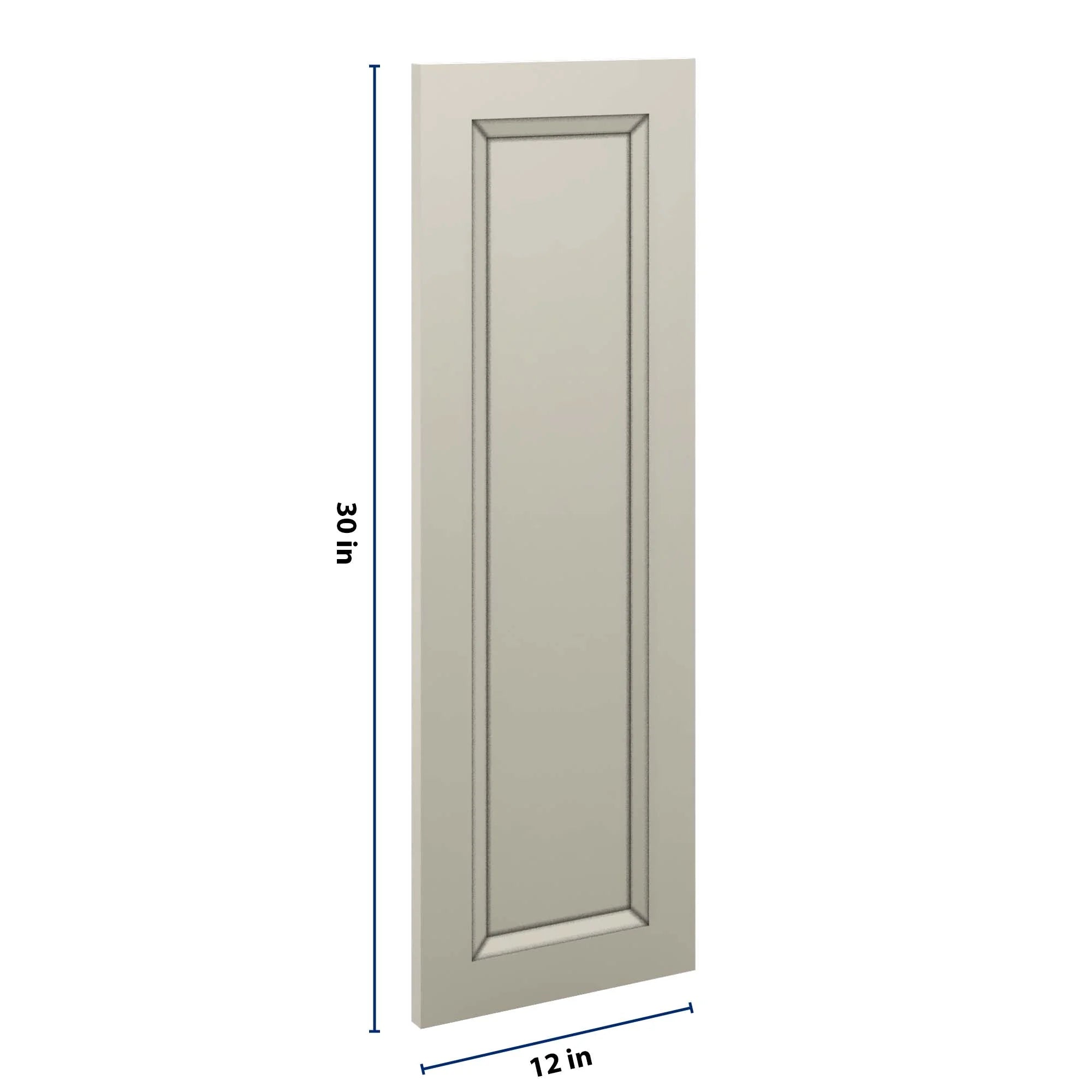 J&K Pebble B6 Dummy Insert Door Glass 12" W x 36" H