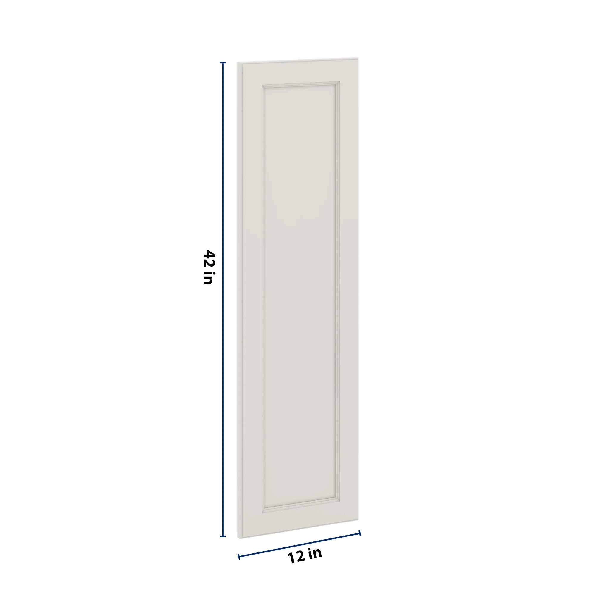 J&K Dove E1 Dummy Insert Door Glass 12" W x 42" H
