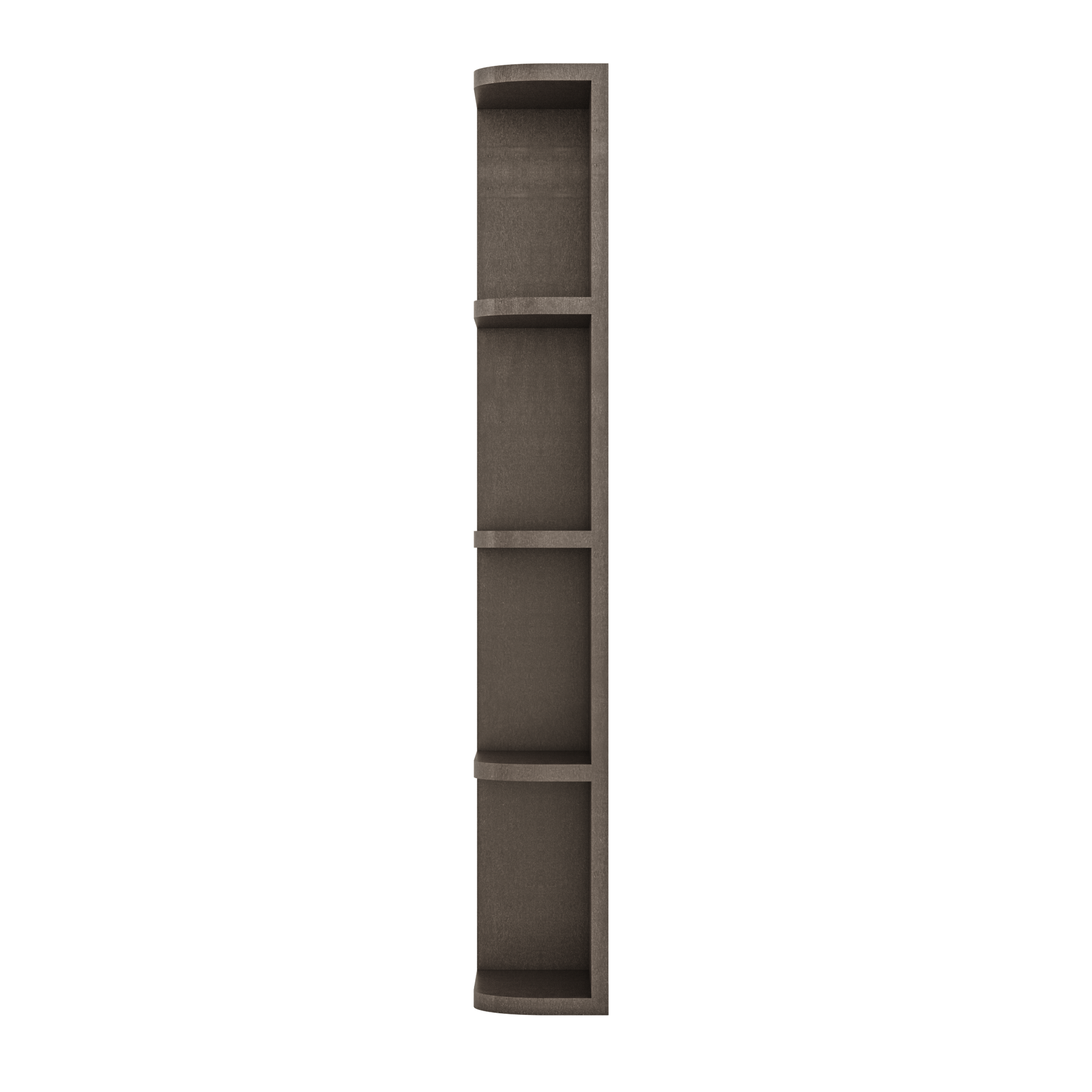 What-Not-Shelf Kitchen Cabinet WN642 Milan Slate 6 in. width 42 in. height 12 in. depth