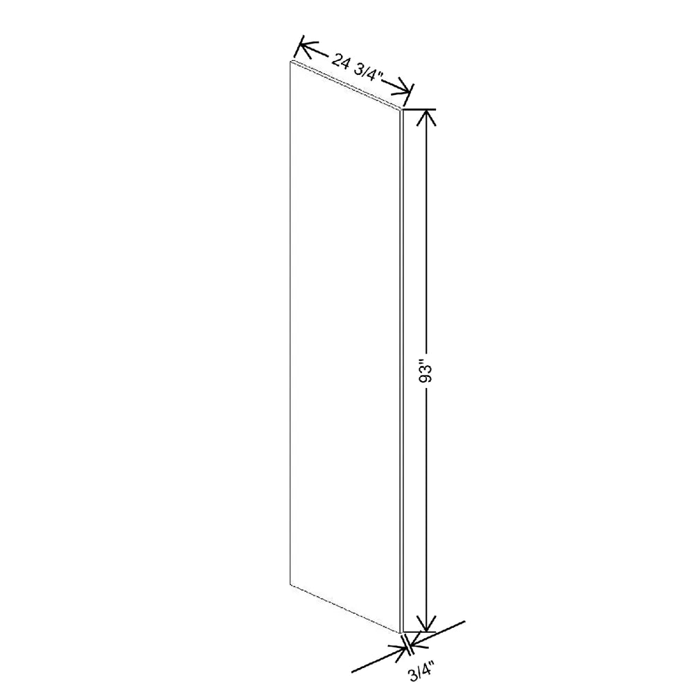 Fabuwood Illume Tuscany Olmo 3 23 1/2" W X 93 3/4" H X 3/4" D Wainscot Panel