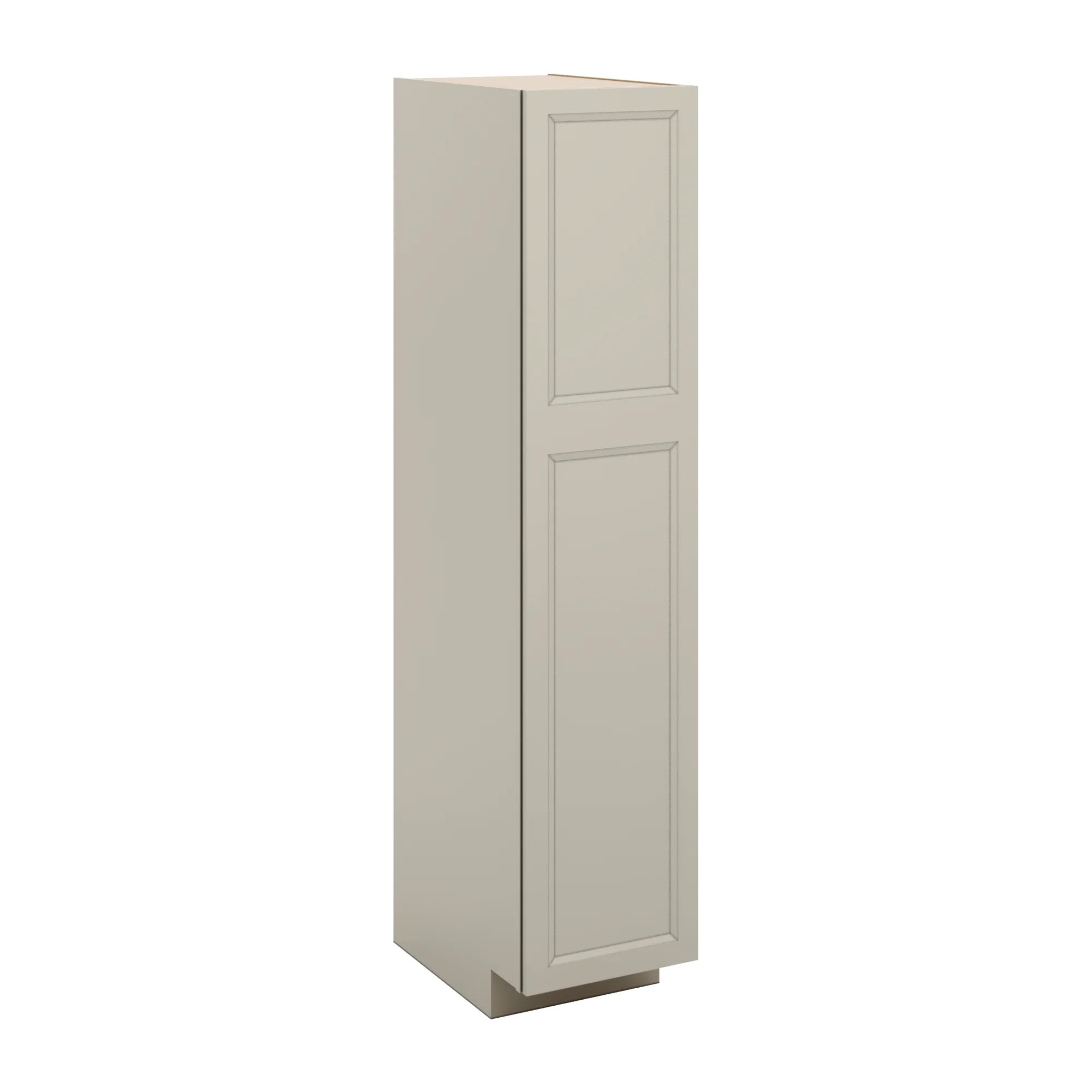 J&K Pebble B6 Pantry w/Roll-Out Trays 18" W x 84" H x 27" D