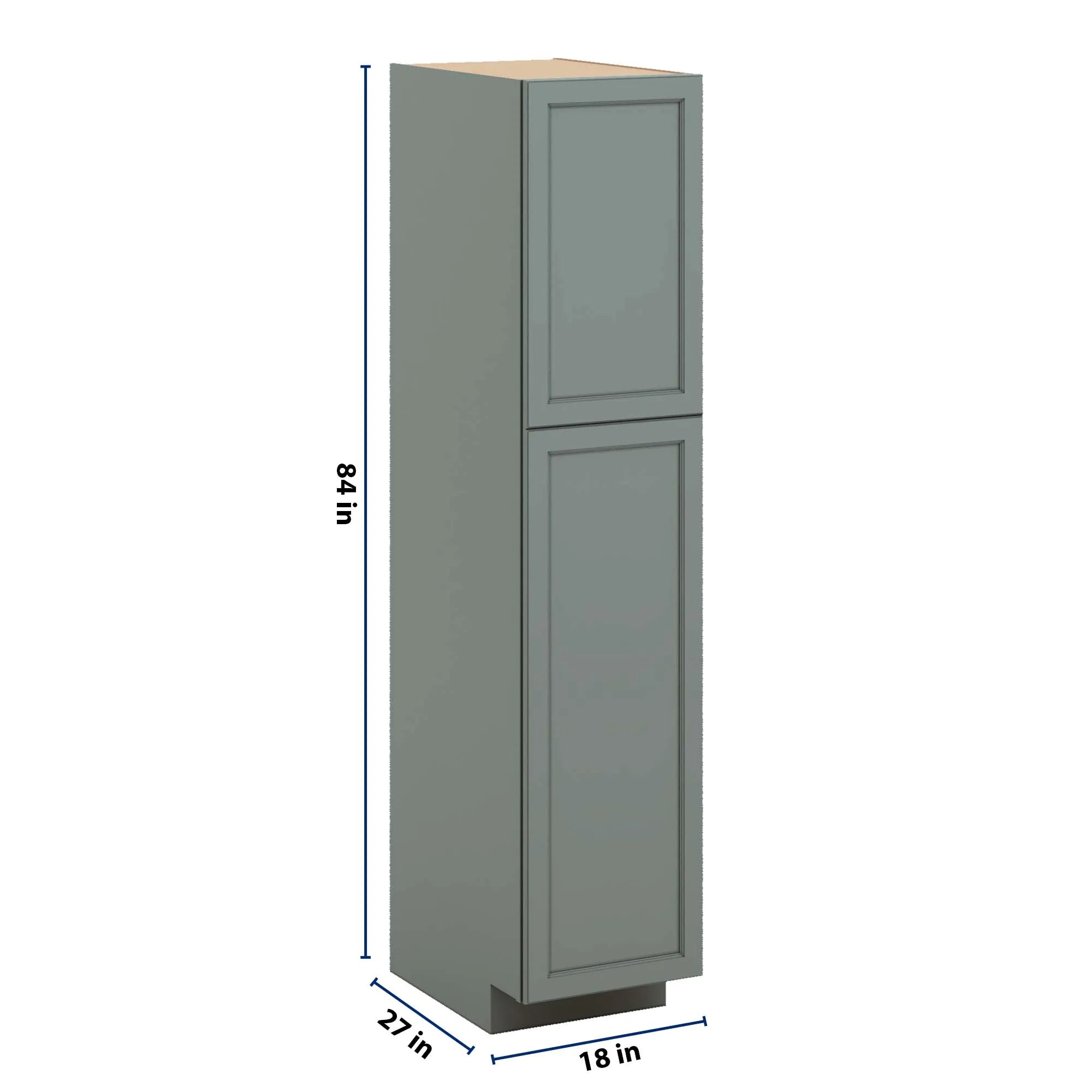 J&K Sage E3 Pantry w/Roll-Out Trays 18" W x 84" H x 27" D