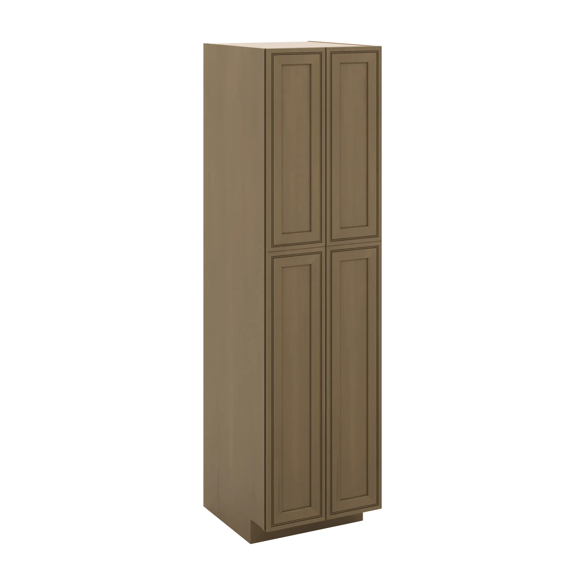 J&K Hazel H8 Pantry w/Roll-Out Trays 24" W x 90" H x 27" D