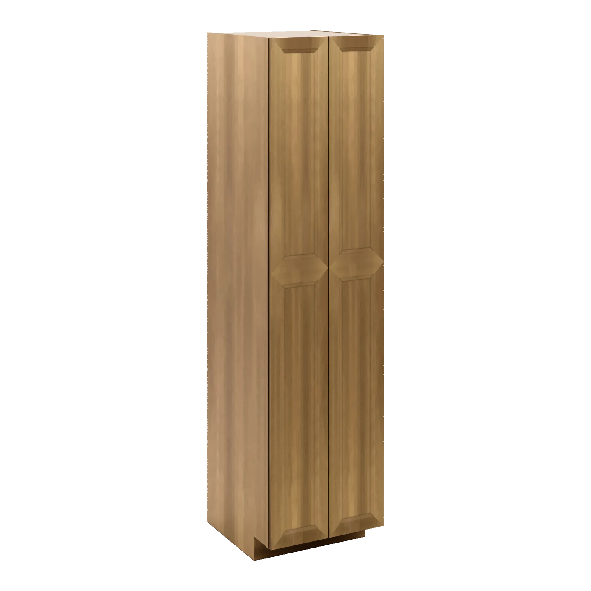 J&K Butterscotch B8 Pantry w/Roll-Out Trays 24" W x 96" H x 27" D