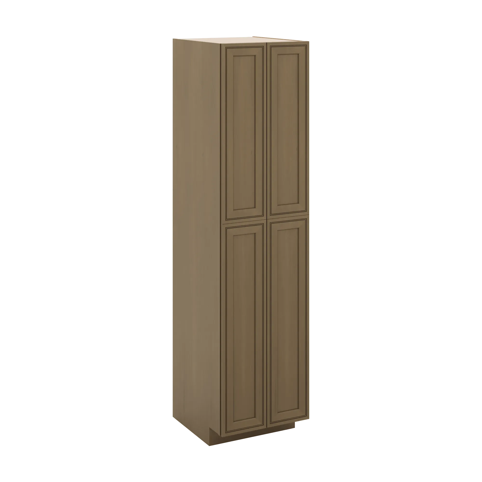 J&K Hazel H8 Pantry w/Roll-Out Trays 24" W x 96" H x 27" D