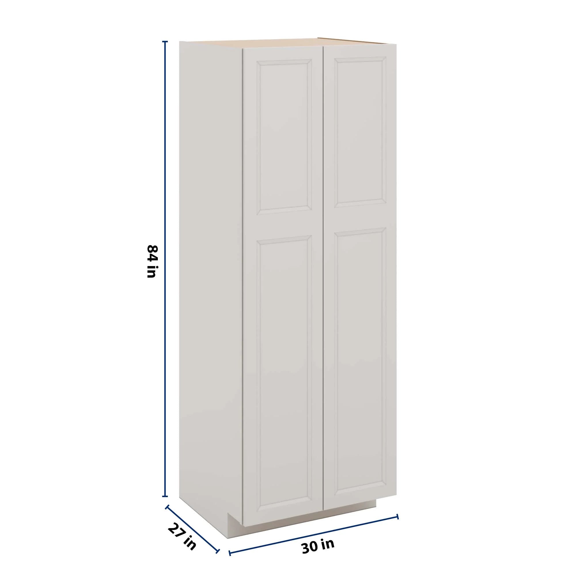 J&K Pure B5 Pantry w/Roll-Out Trays 30" W x 84" H x 27" D