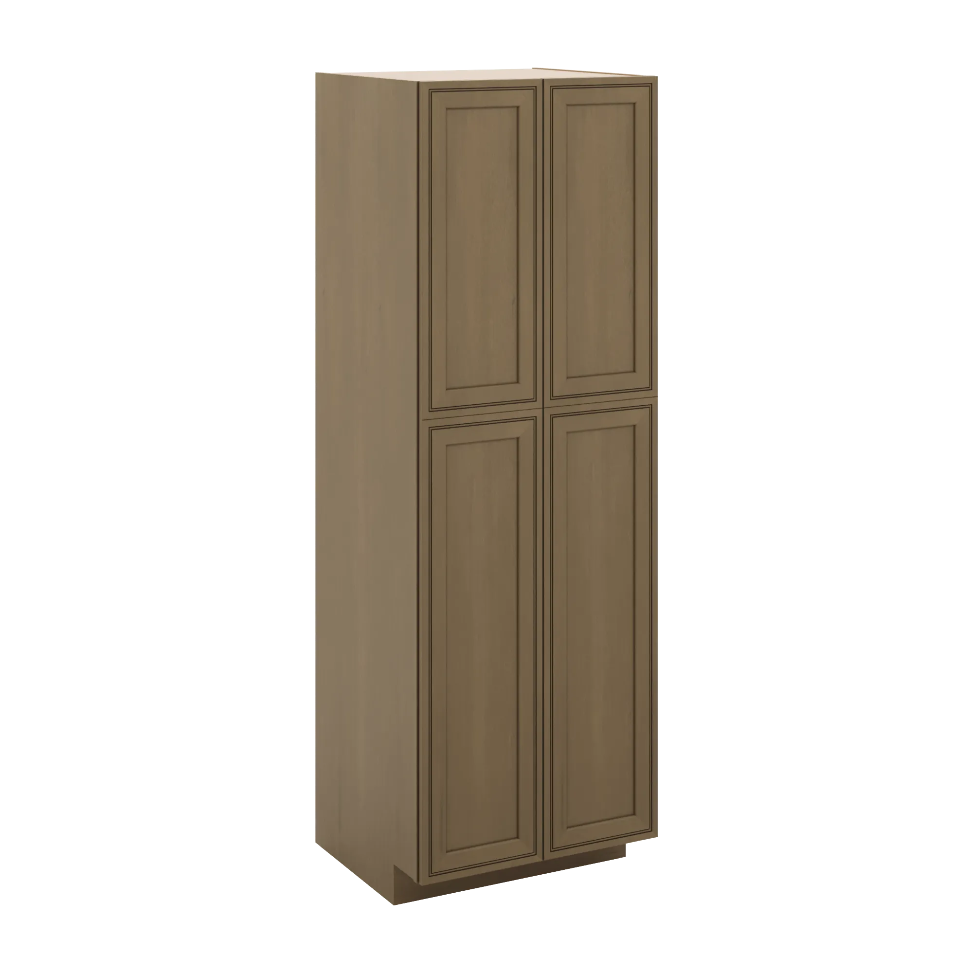 J&K Hazel H8 Pantry w/Roll-Out Trays 30" W x 90" H x 27" D