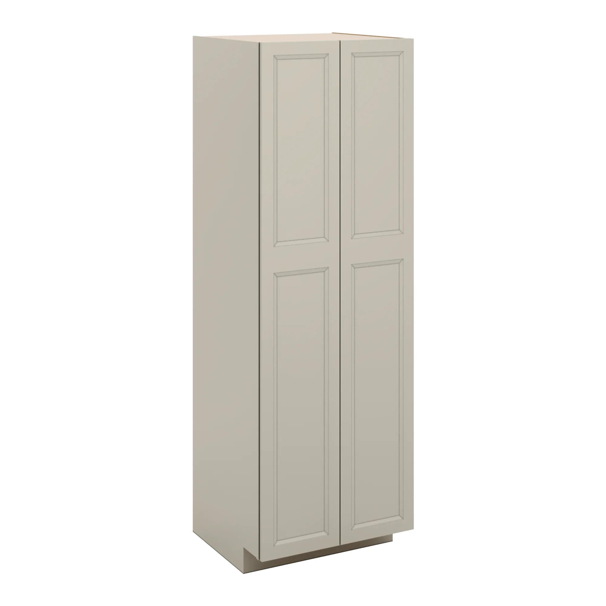 J&K Pebble B6 Pantry w/Roll-Out Trays 30" W x 90" H x 27" D