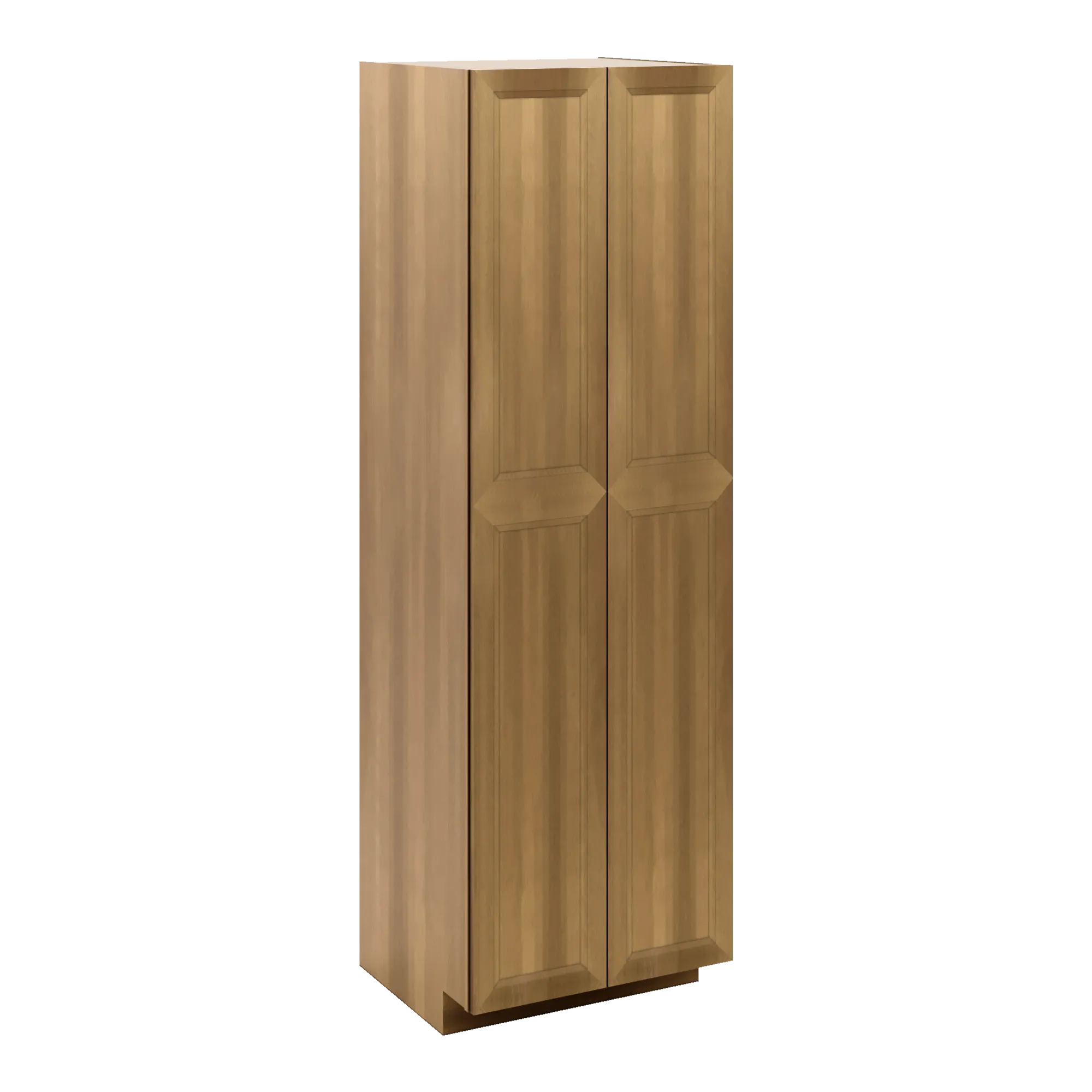 J&K Butterscotch B8 Pantry w/Roll-Out Trays 30" W x 96" H x 27" D