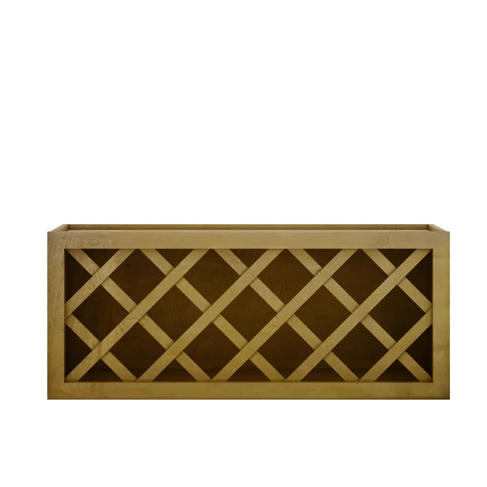 Modernform Cabinet Natural Shaker 36" W X 15" H X 12" D Wall Wine Rack