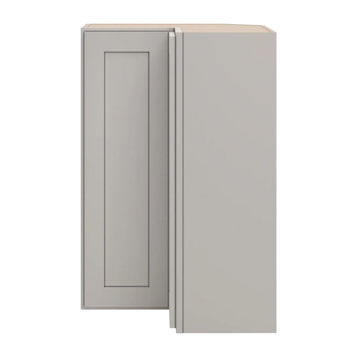 cnc luxor 5 piece misty grey 24 w x 36 h corner wall cabinet