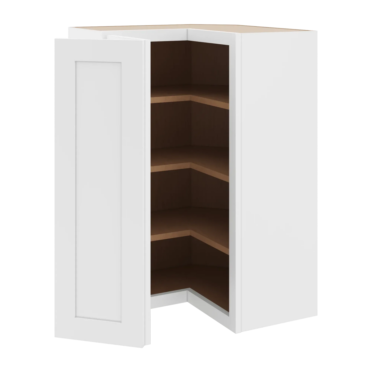 cnc luxor white 24 w x 36 h corner wall cabinet