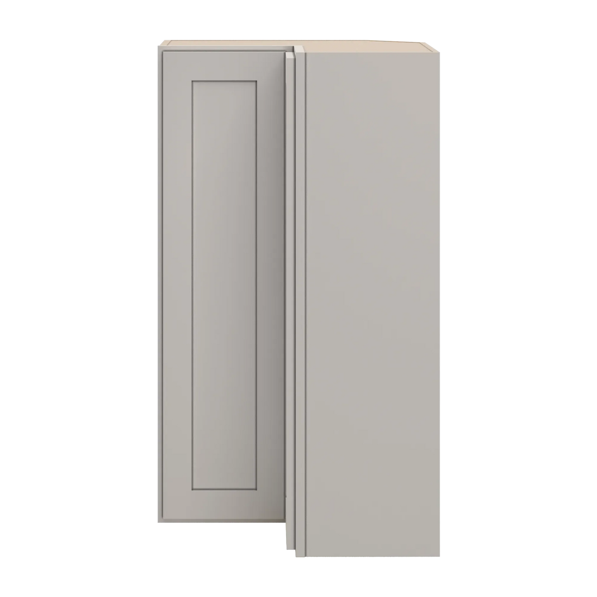 cnc luxor 5 piece misty grey 24 w x 42 h corner wall cabinet