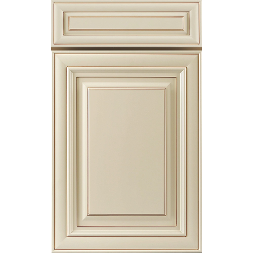 J & K Traditional Creme Glazed A7 Door Sample