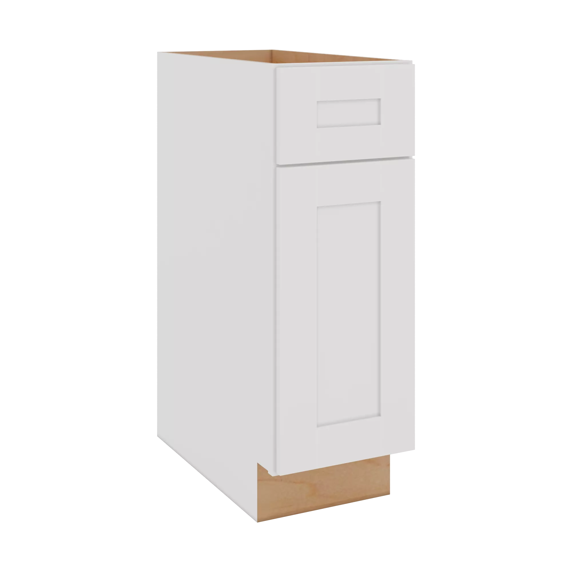 Modernform Cabinet White Shaker 12" W X 34 1/2" H X 24" D Single Door Base Cabinet