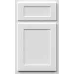 Fabuwood Quest Discovery Frost Recessed Panel White Door Sample