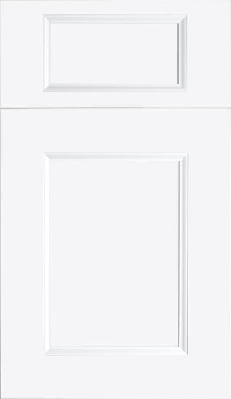 Fabuwood Allure Nexus Frost Recessed Panel White Door Sample