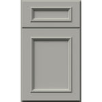 Fabuwood Allure Imperio Nickel Recessed Panel Grey Door Sample