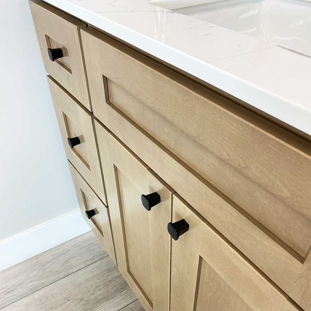 Matte Black Knob H1208 KNOBMB   Hardware