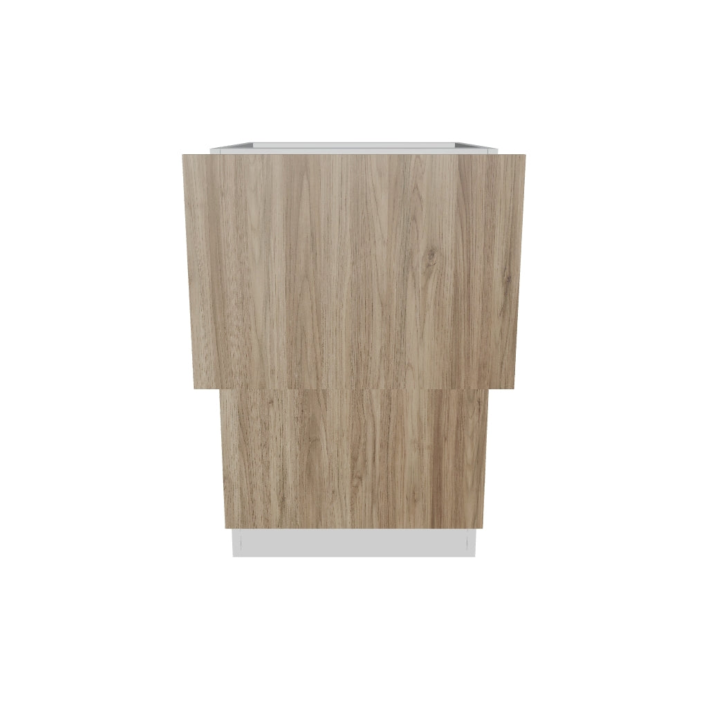 2" H X 24" D  2 Drawer Base Cabinet